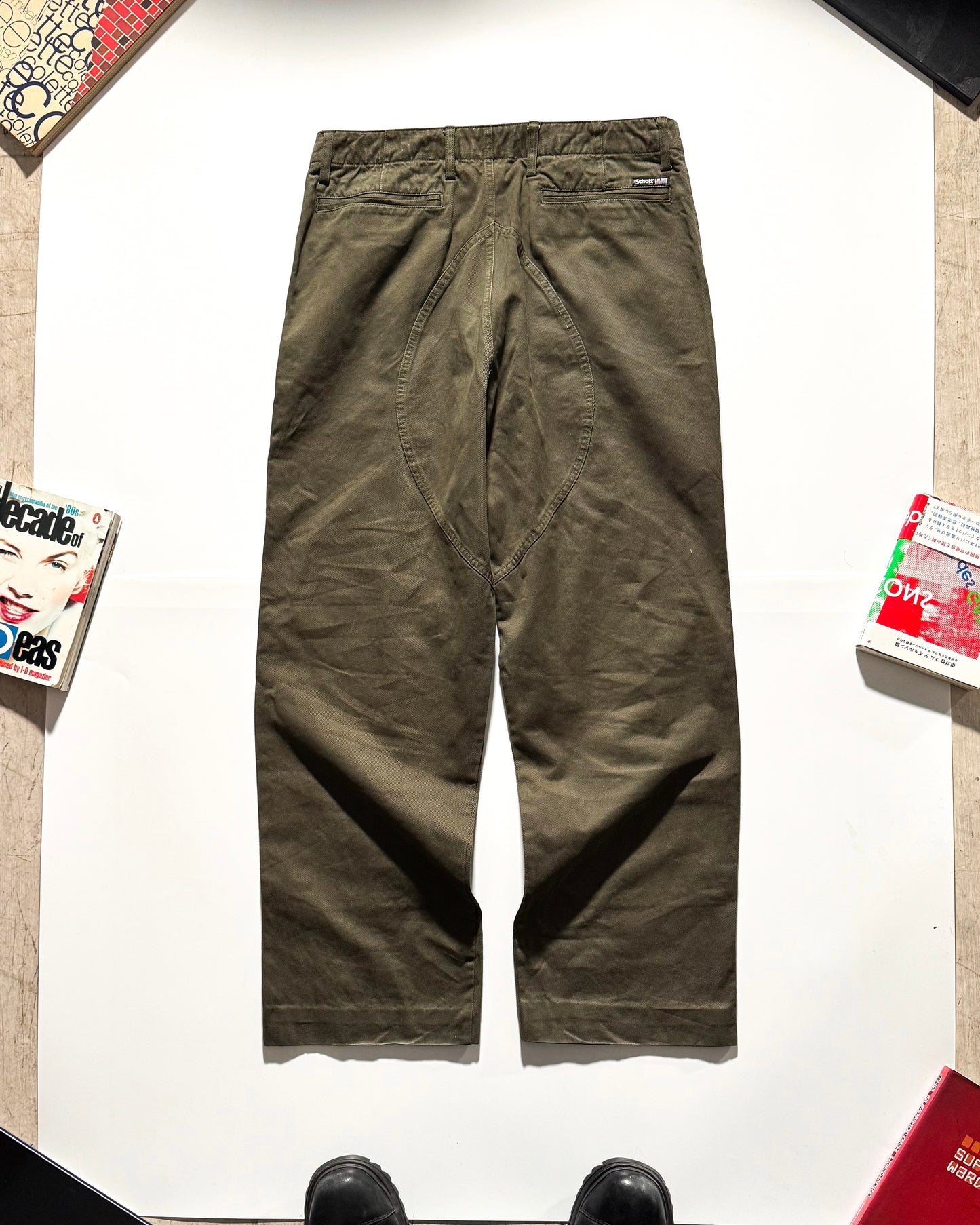 2000s Knee Panel Work Pants (31~33)