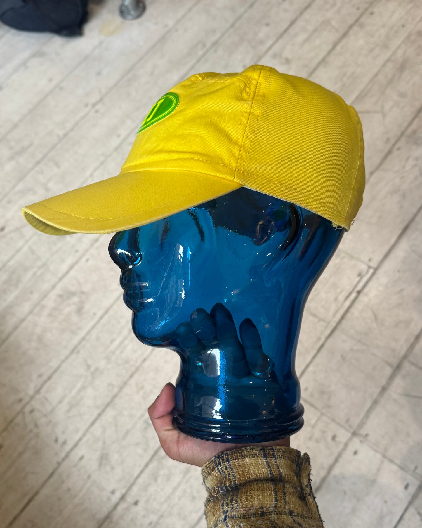 90s Yellow 7 Panel Hat (OS)