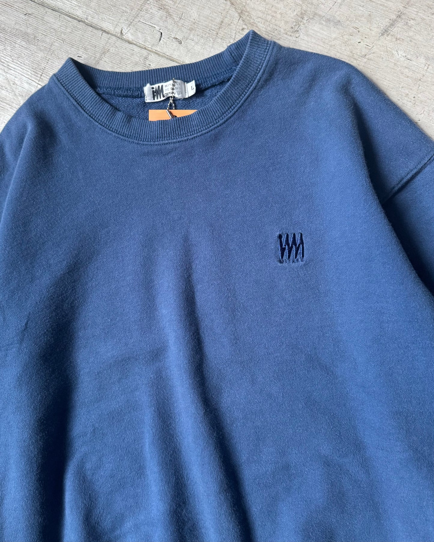 Washed Soft Blue Jumper (~S~)