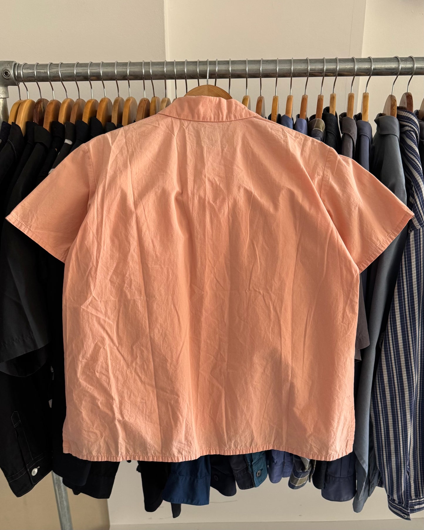 Peach Cloud Cutout Button Up Shirt (~M~)