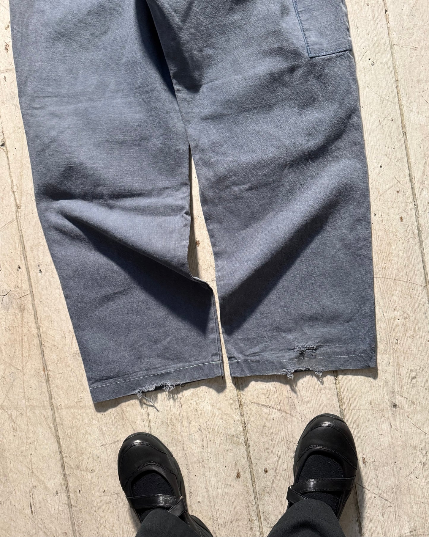 Cold Grey / Lime Asymmetrical Knee Darted Cargo Pant's (32~33)