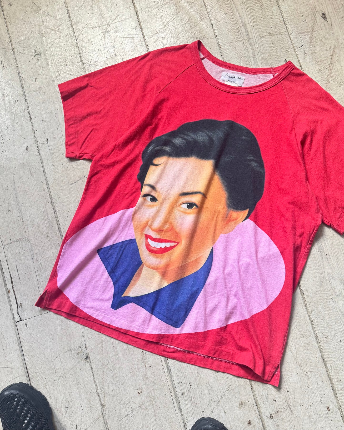 SS02 Saeko Graphic Raglan Top / T-Shirt (L~XL)