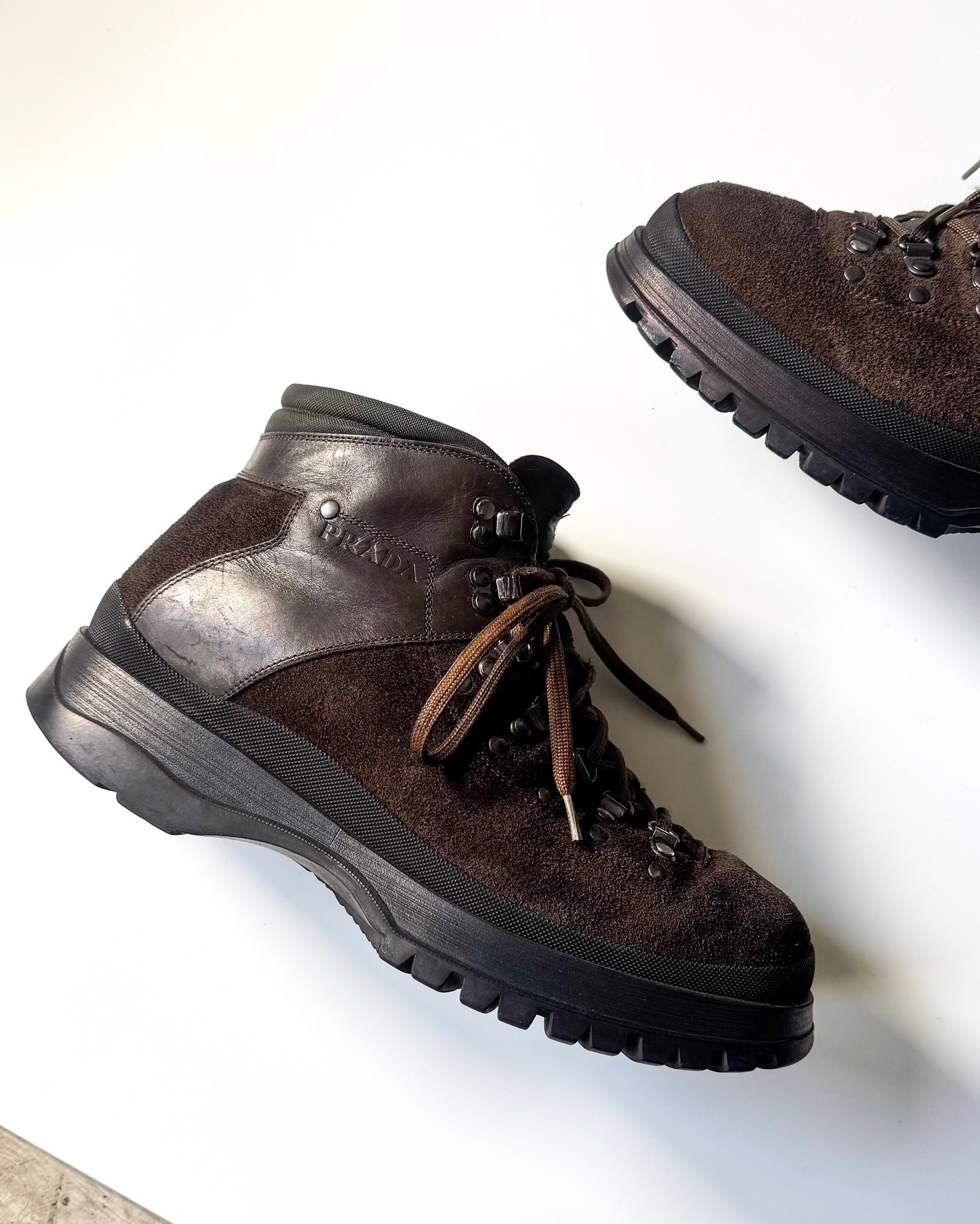 2018 Brown Leather/ Suede Hiking Boots Shoes (7)