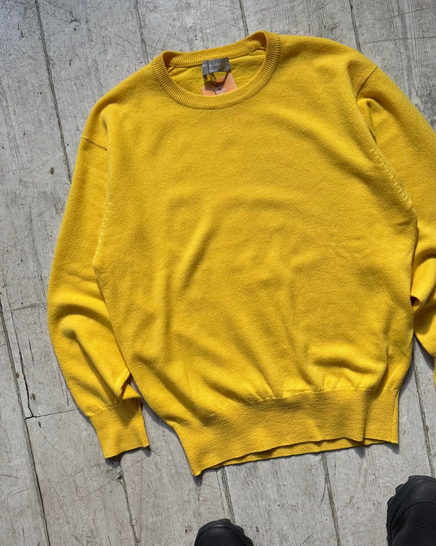 1990 Yellow Light Knit Jumper (M~L)