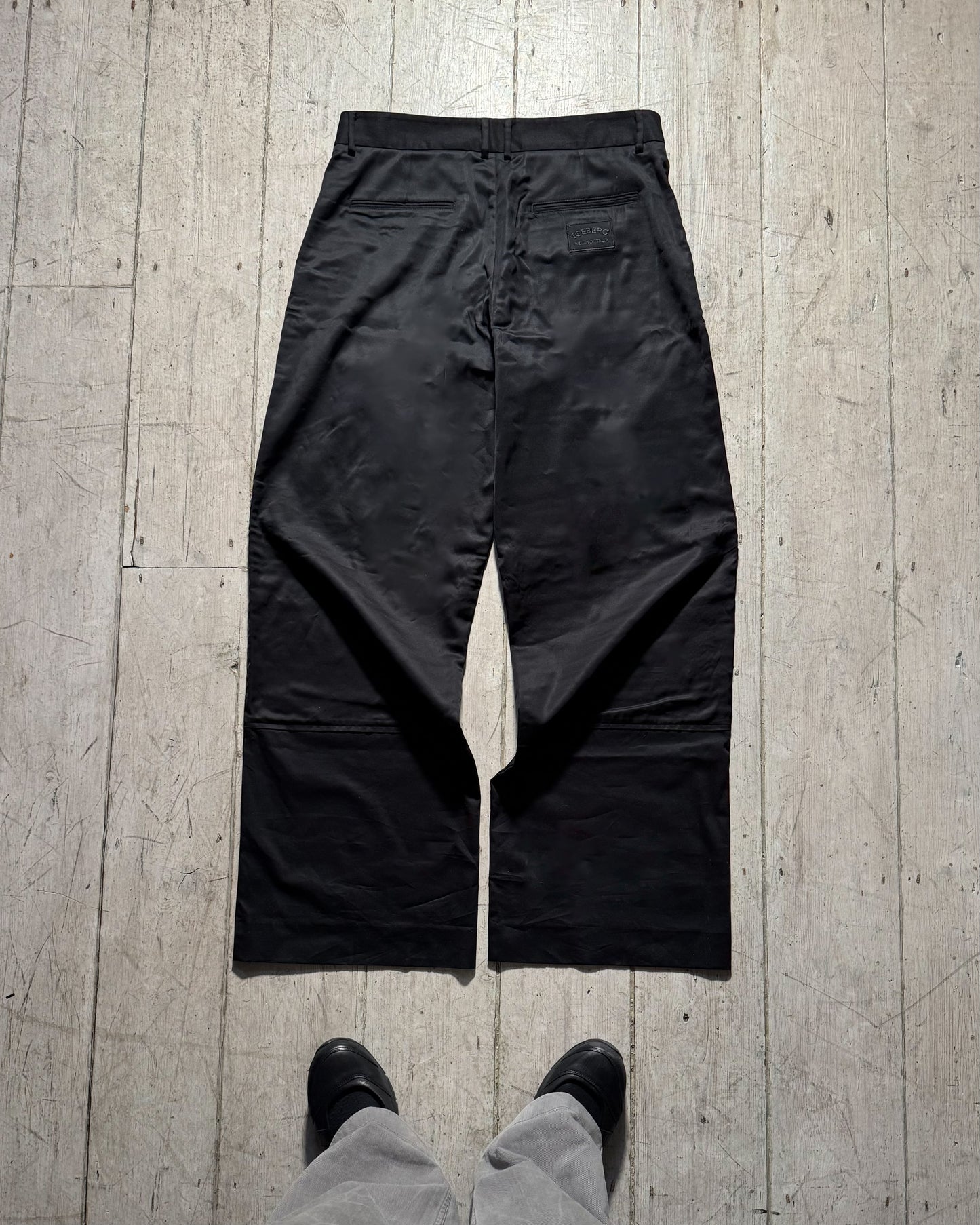 2023 Panelled Black Wide Fit Pant's (31-34)