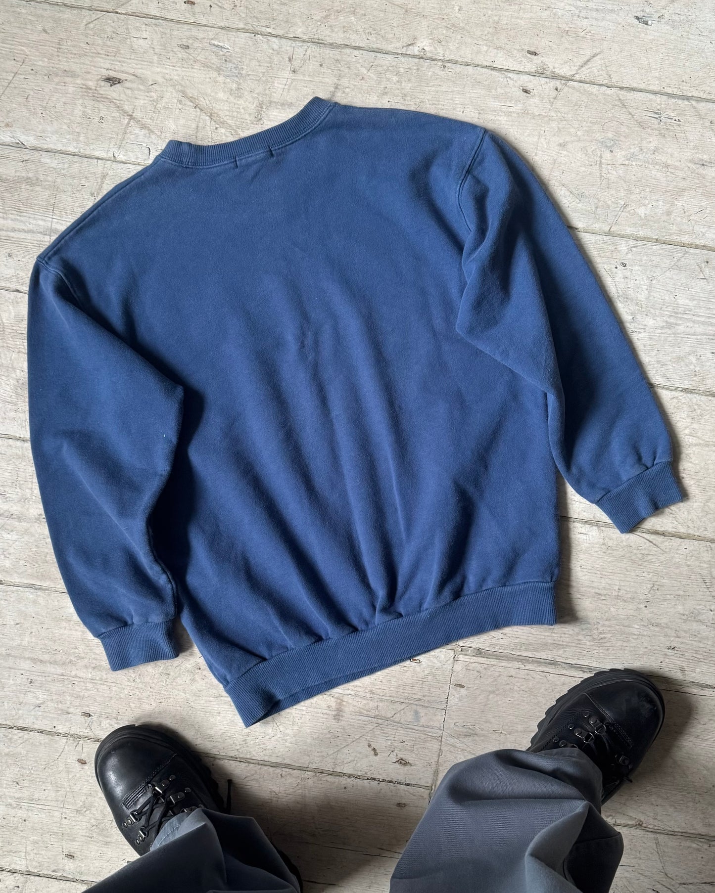Washed Soft Blue Jumper (~S~)