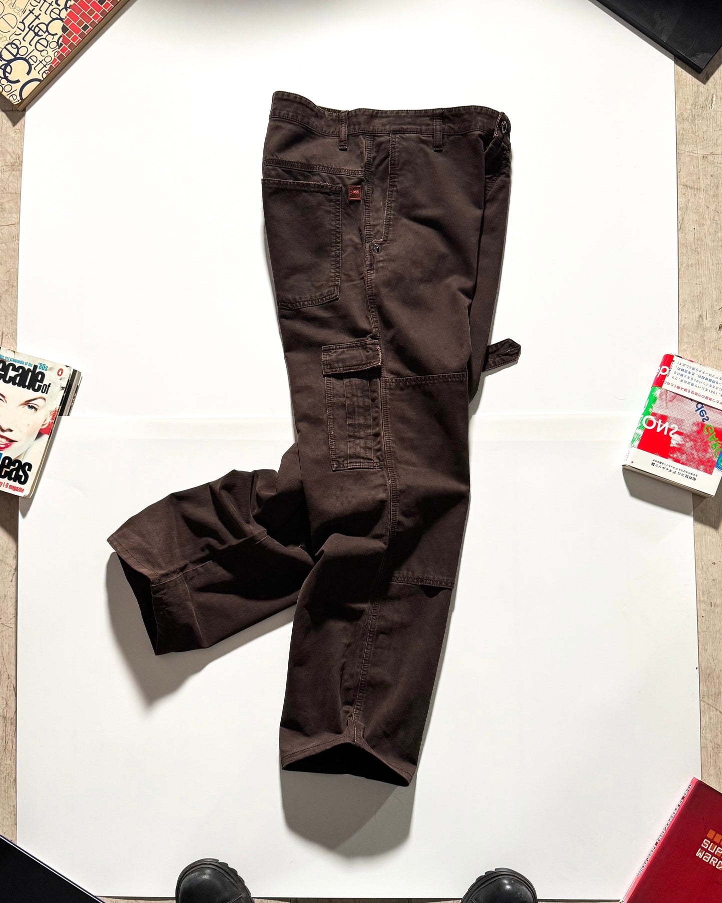 Early 2000s Brown Double Knee Carpenter Style Pants (32~34)