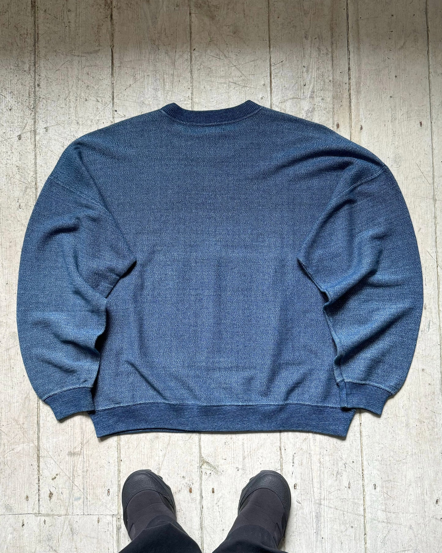 Mid 80s HWS - Hardly Stone Washed Process Appliqué Panel Jumper (~L~)