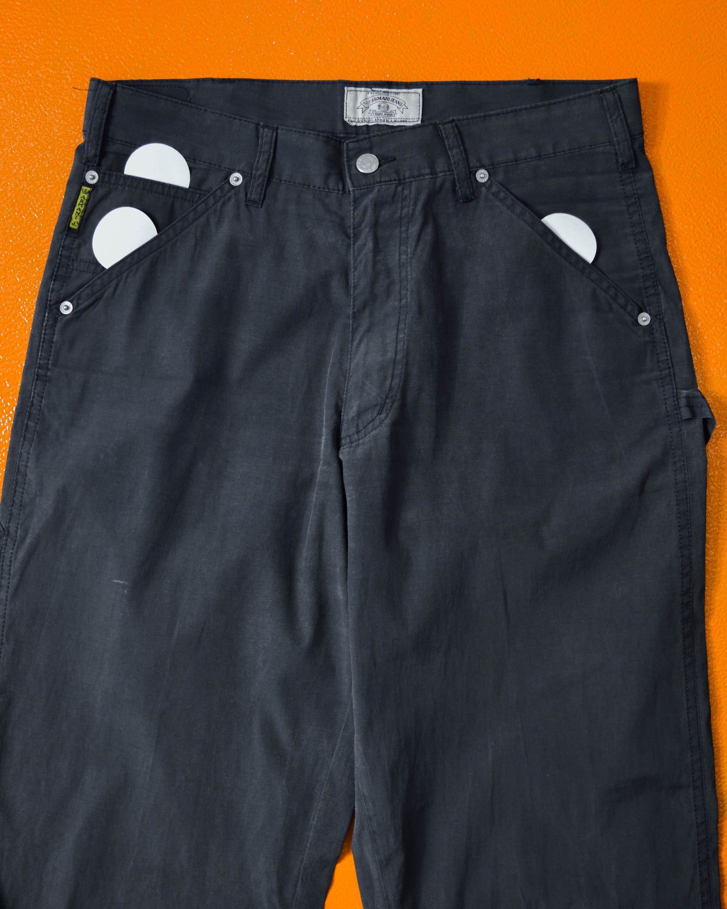 90s Lightweight Washed Navy Carpenter Utility Pants (~32~)