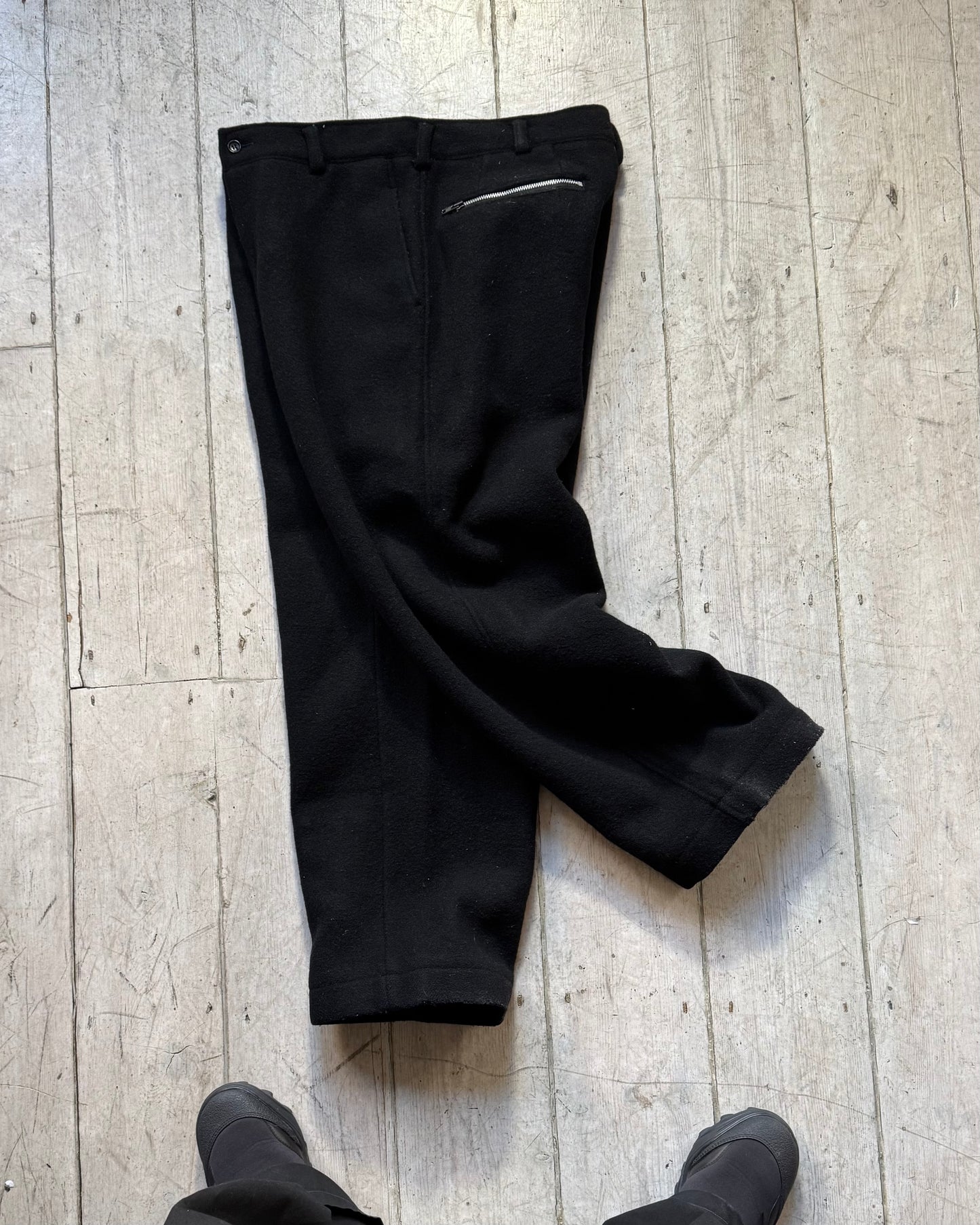 1997 Heavy! Heavy! Heavy! Black Wool Pants (31~33)