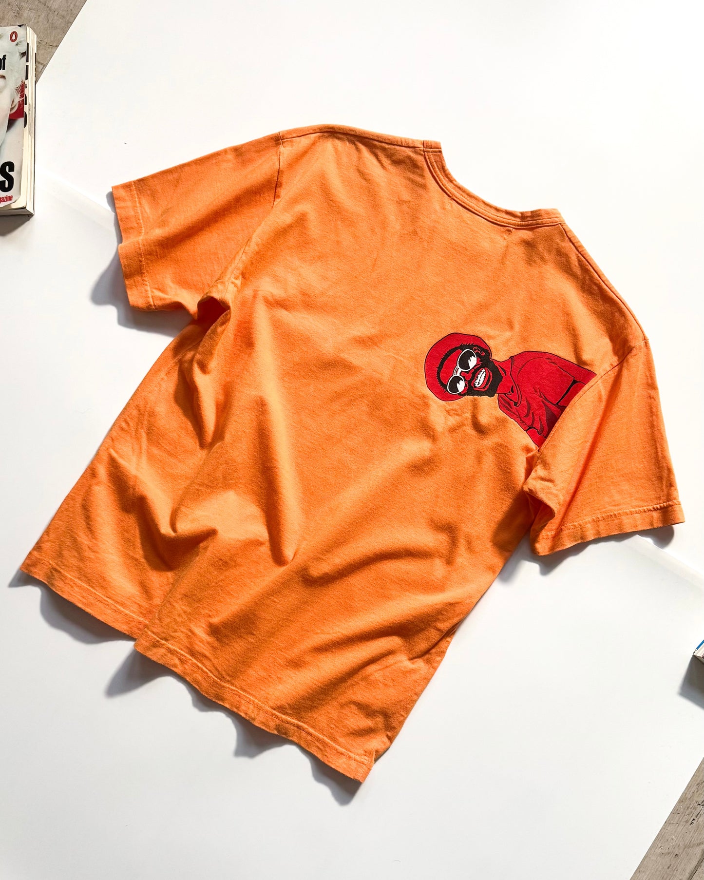 SS03 Rasta Man Print Orange / Coral T-Shirt (~S~)