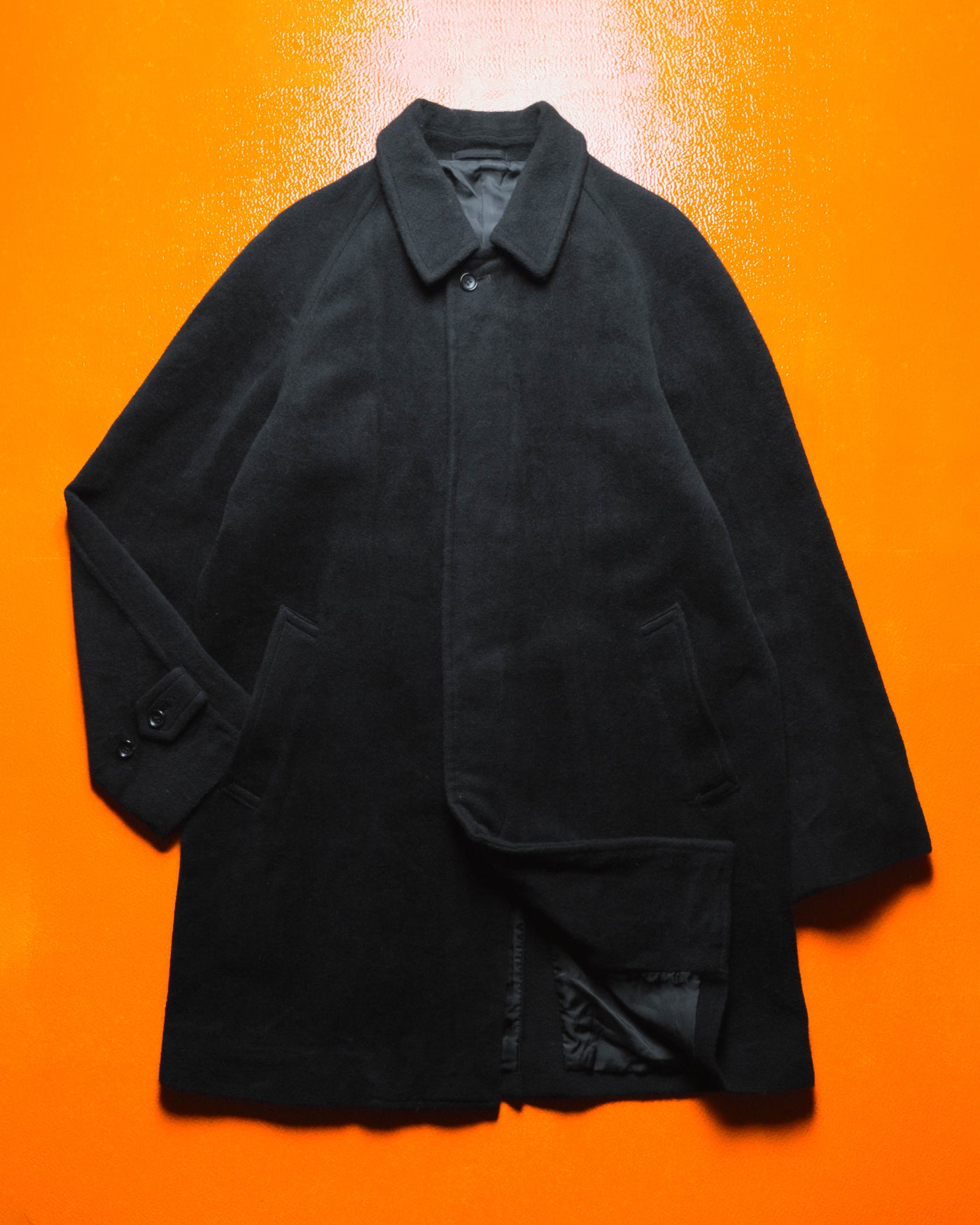 2002 Black Fleece Raglan Trench Coat (~L~)