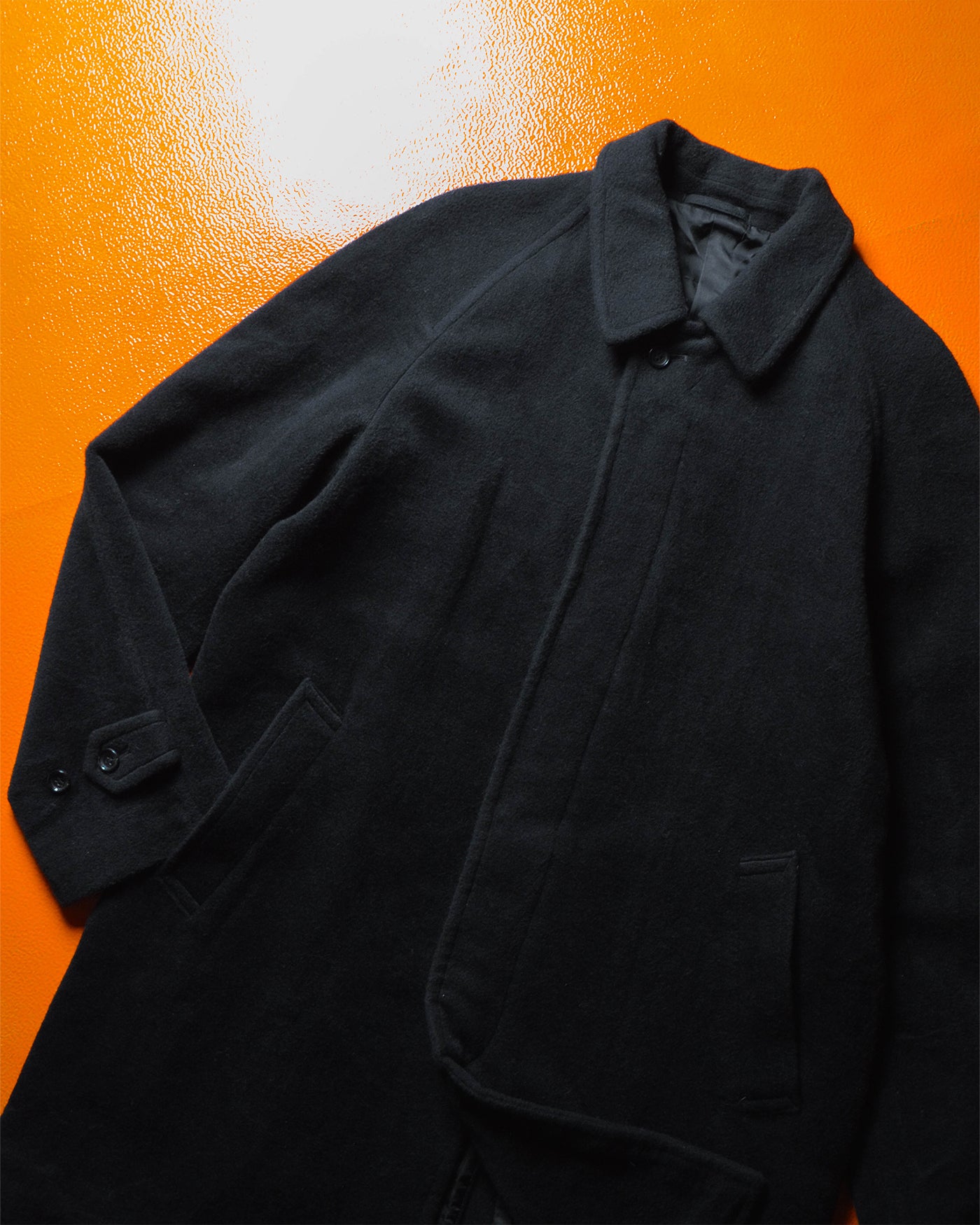 2002 Black Fleece Raglan Trench Coat (~L~)