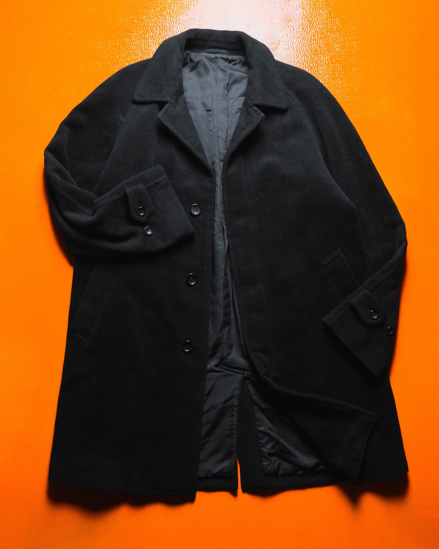 2002 Black Fleece Raglan Trench Coat (~L~)
