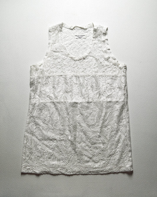 1992 Panelled Lace Tank Top / Vest