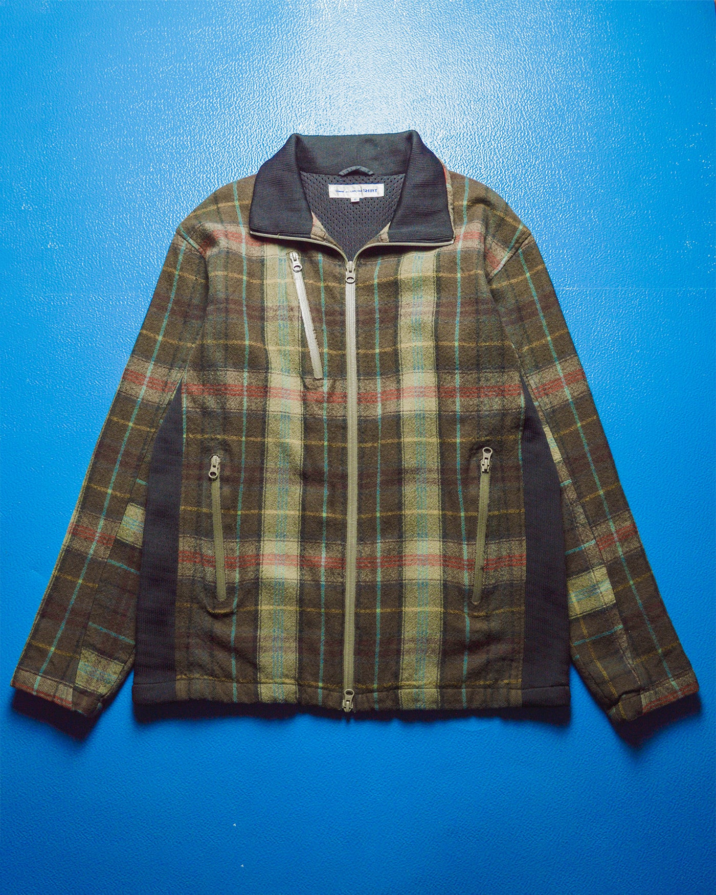 Comme des Garcons CdG Shirt 2008 Green Plaid Jacket (~M~) – shop