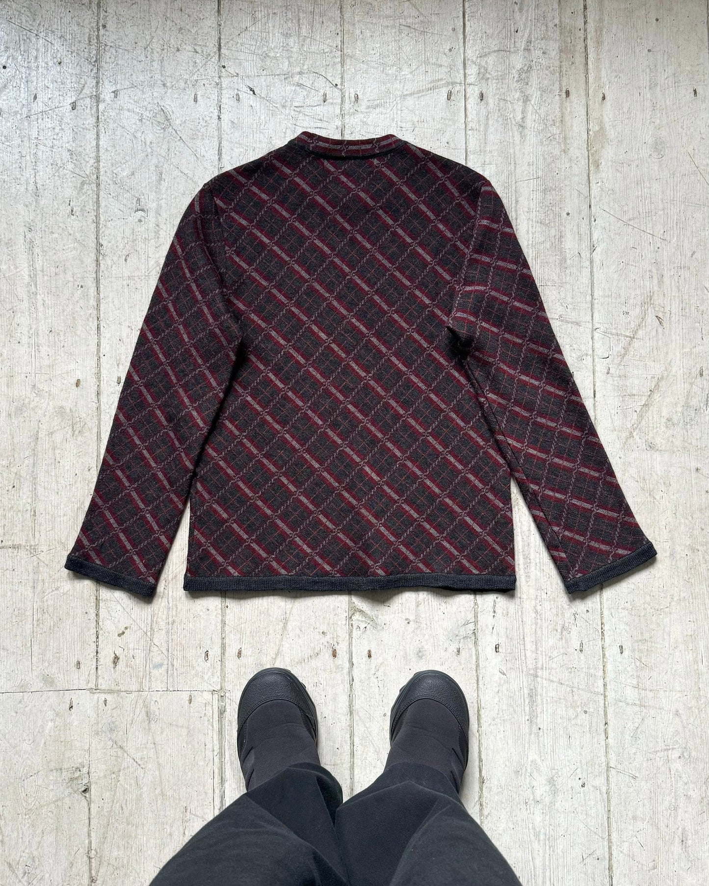 AW 1997 Argyle Pattern Knit Jumper (~S~)