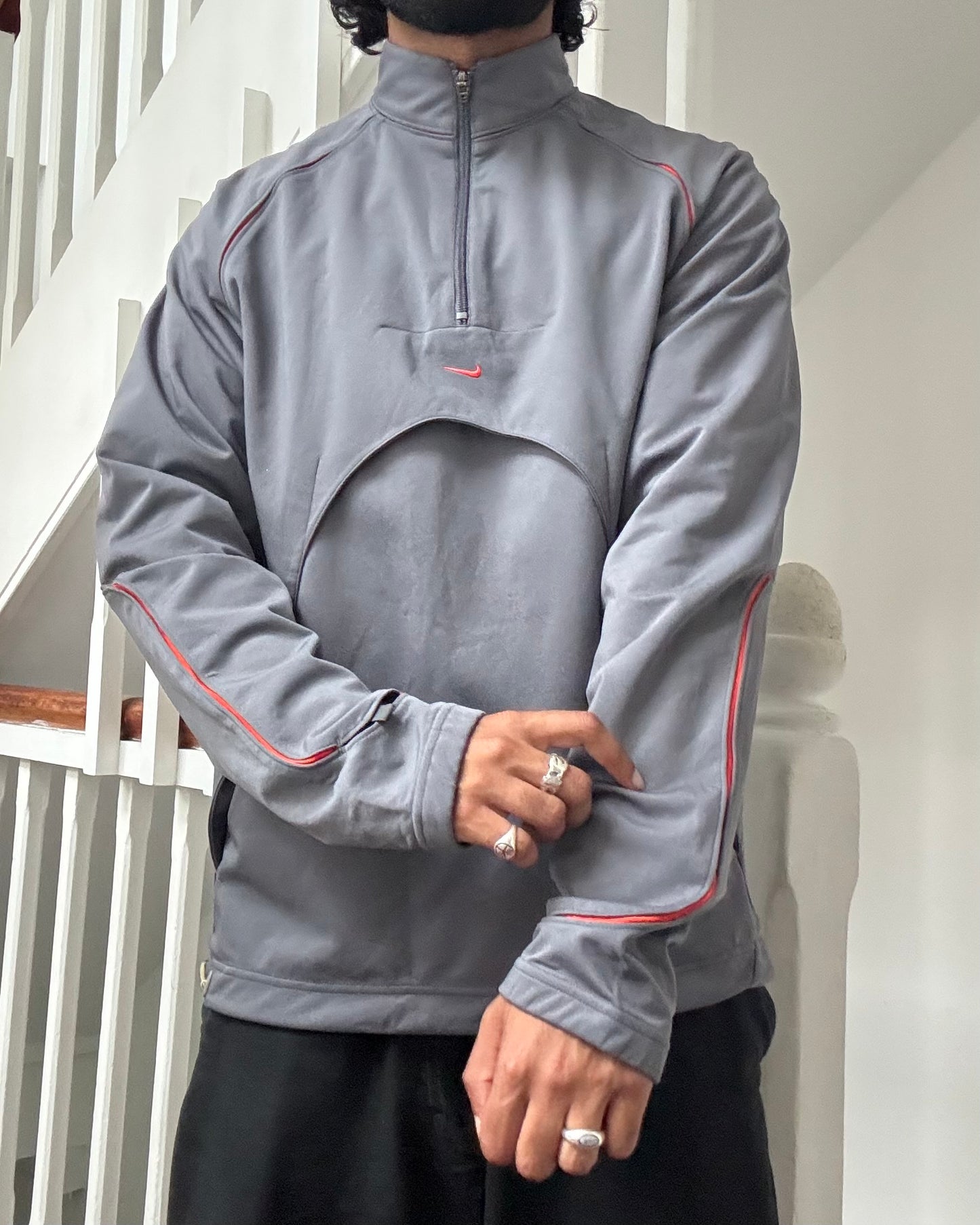 SS03 Tony Spackman MB1 Mobius Technical MP3 Track Quarter Zip Articulated Top (S~M)