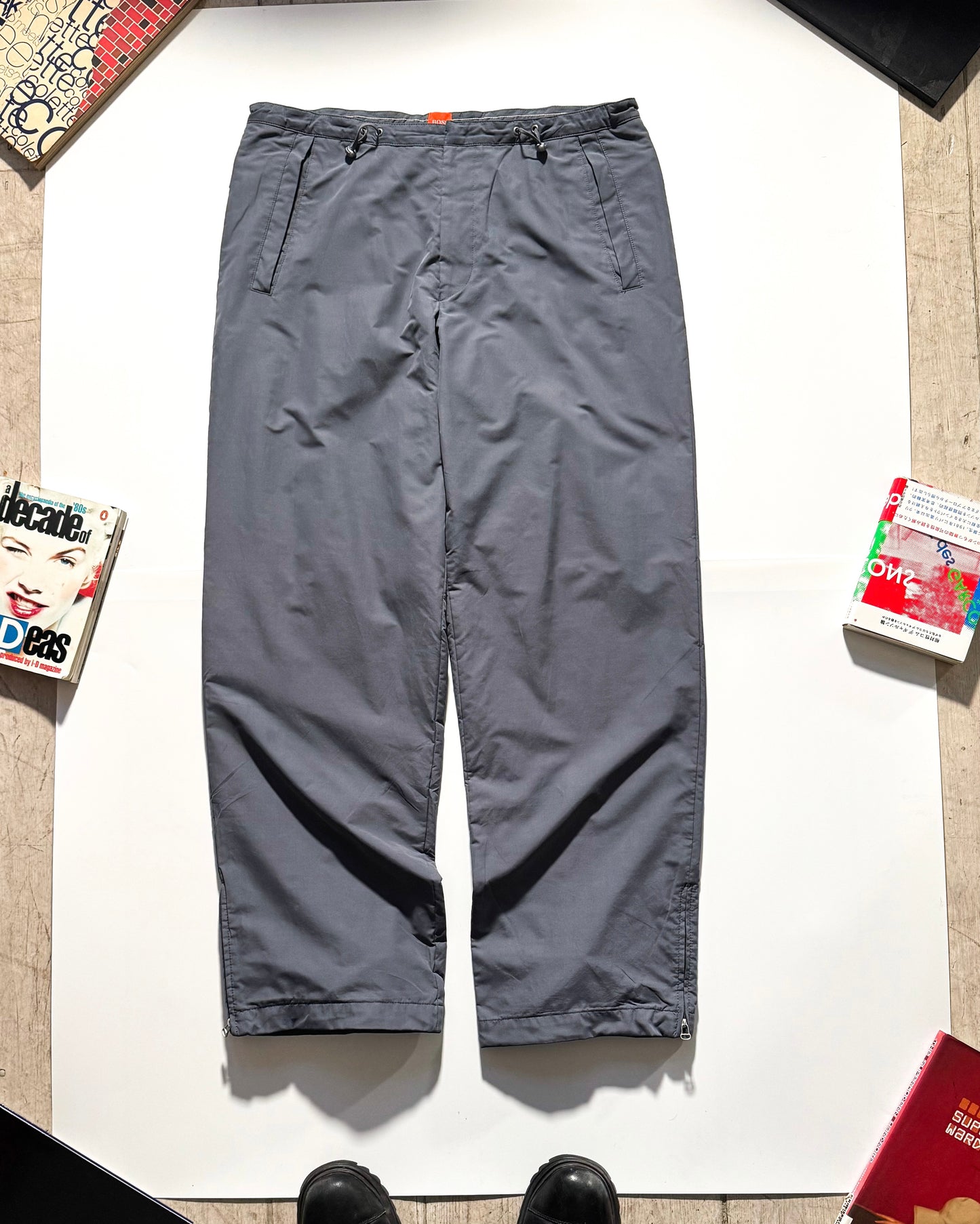 Early 2000s Clean Grey Tech Pants (33~36)