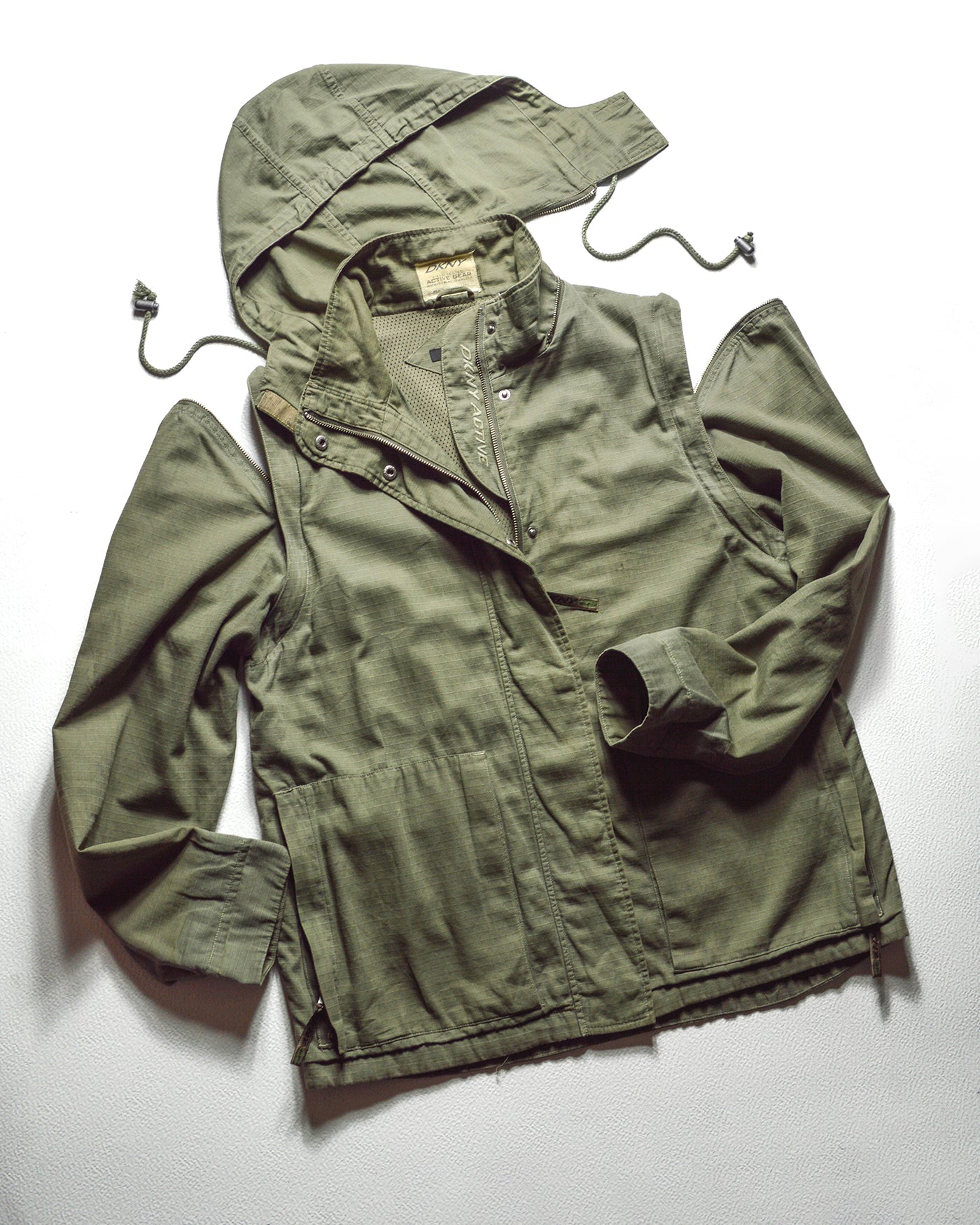 00s DKNY active nylon jacket USED】90'S-00'S DKNY ACTIVE TECH DOWN