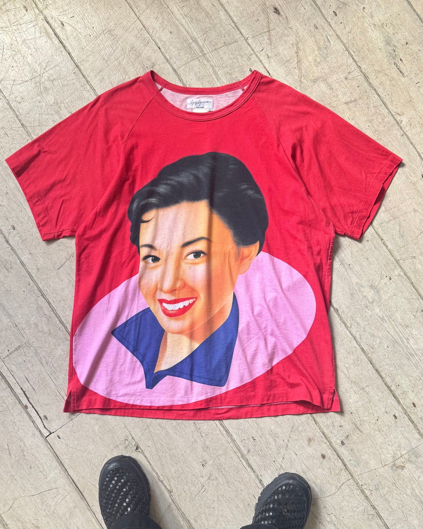 SS02 Saeko Graphic Raglan Top / T-Shirt (L~XL)