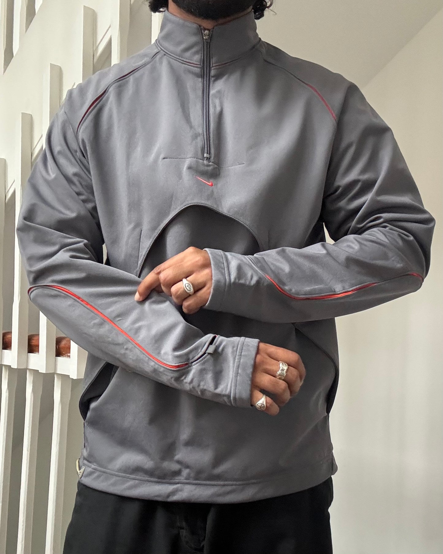 SS03 Tony Spackman MB1 Mobius Technical MP3 Track Quarter Zip Articulated Top (S~M)