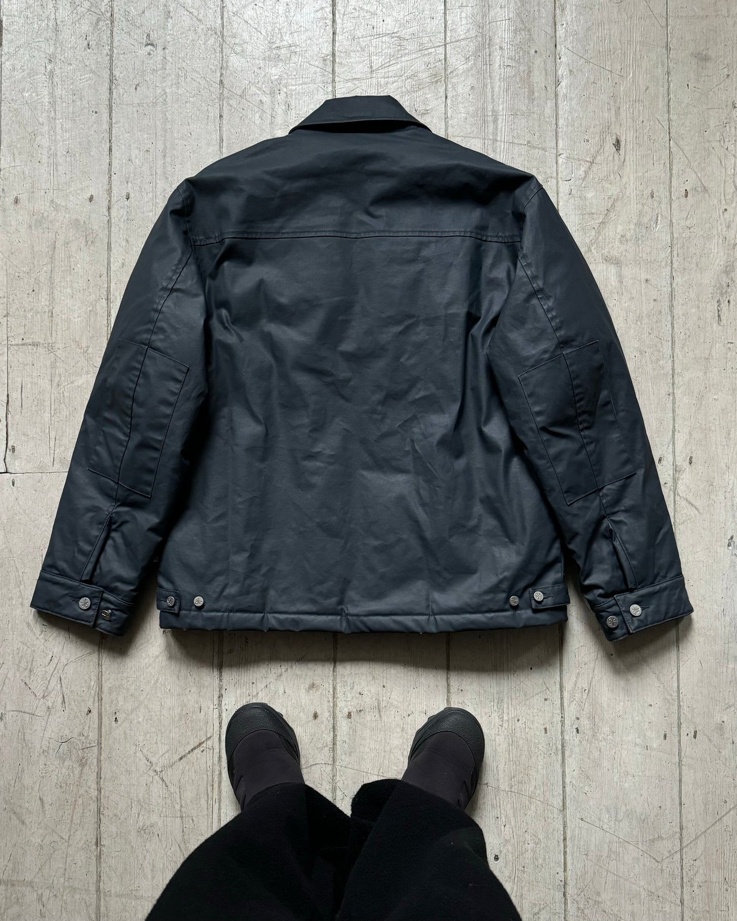 Steel Blue / Grey Heavy Duty Padded Work Jacket (~XL~)