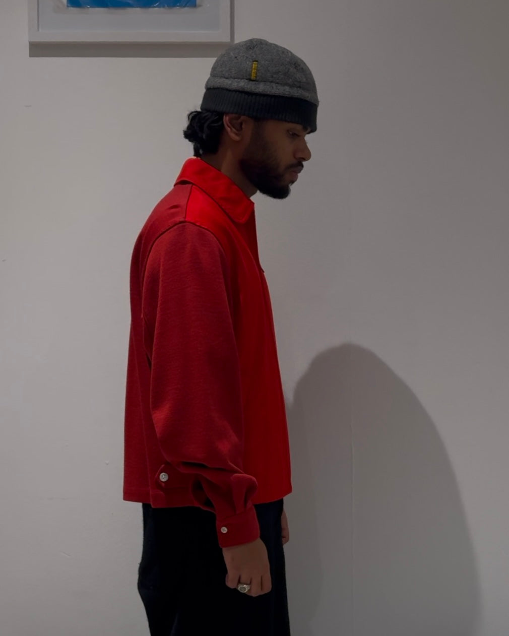 90s Fisherman Ribbed Cuff Beanie / Hat (OS)