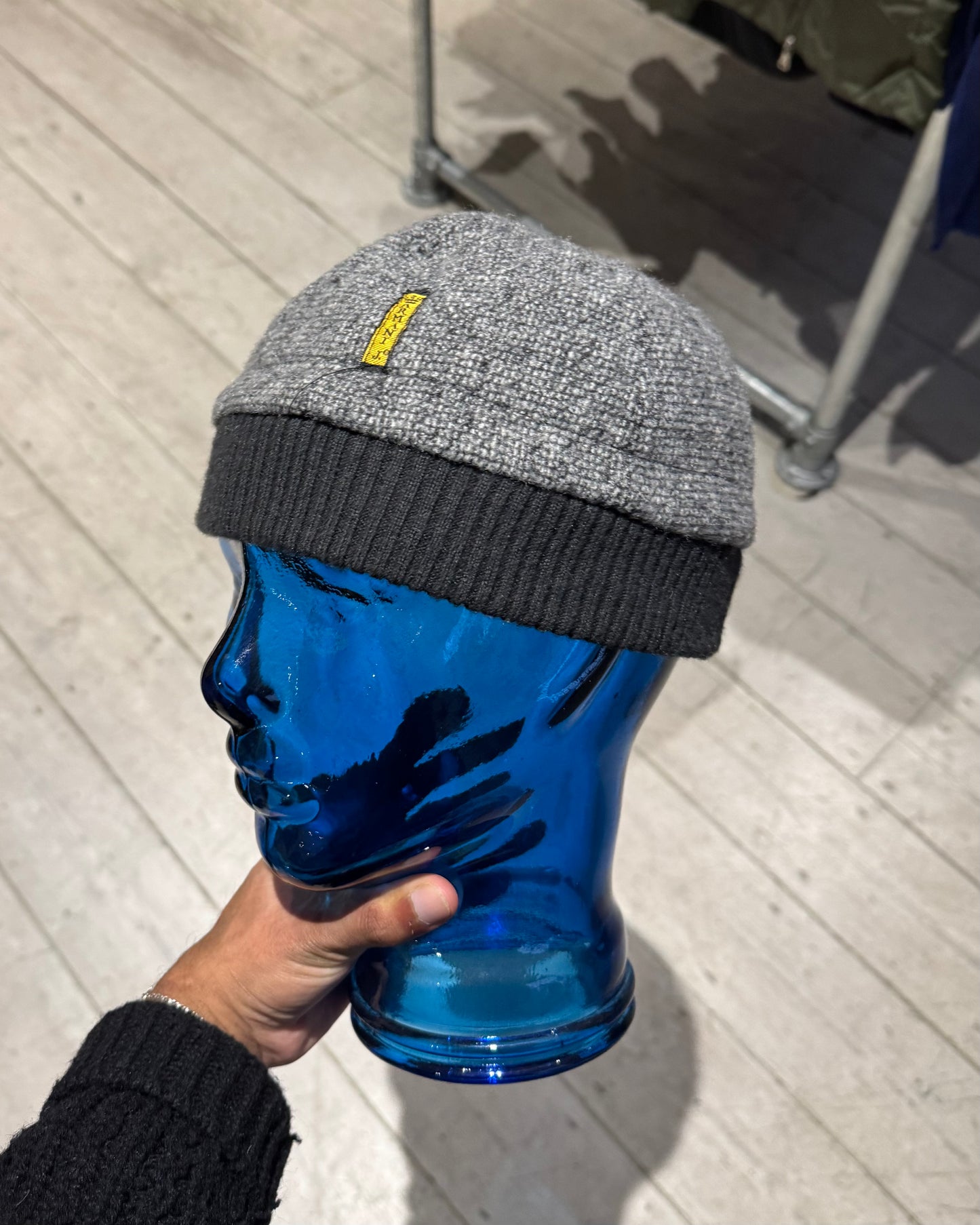 90s Fisherman Ribbed Cuff Beanie / Hat (OS)