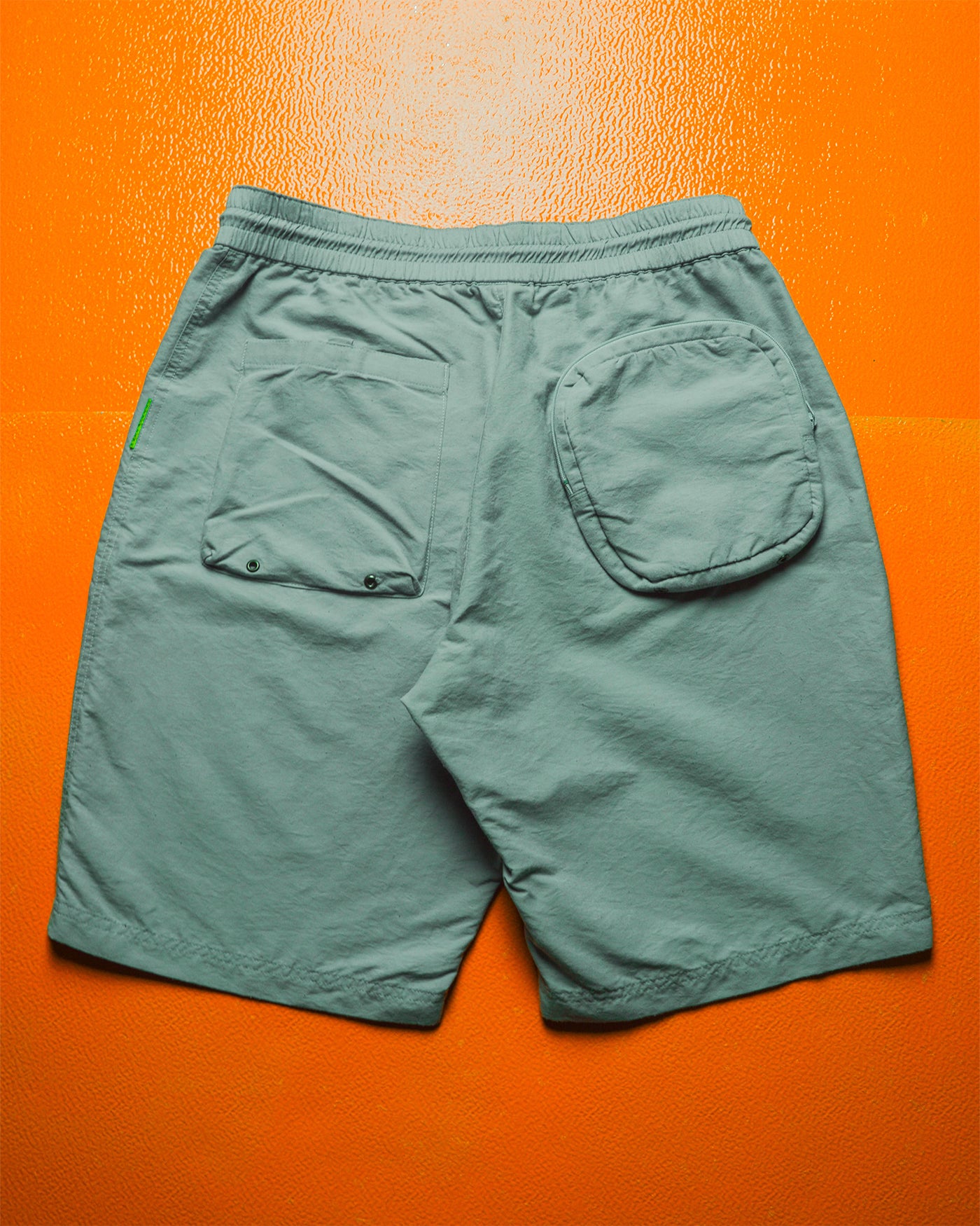 2003 Packable 3-D Pocket Mint / Aqua Blue Shorts (M)