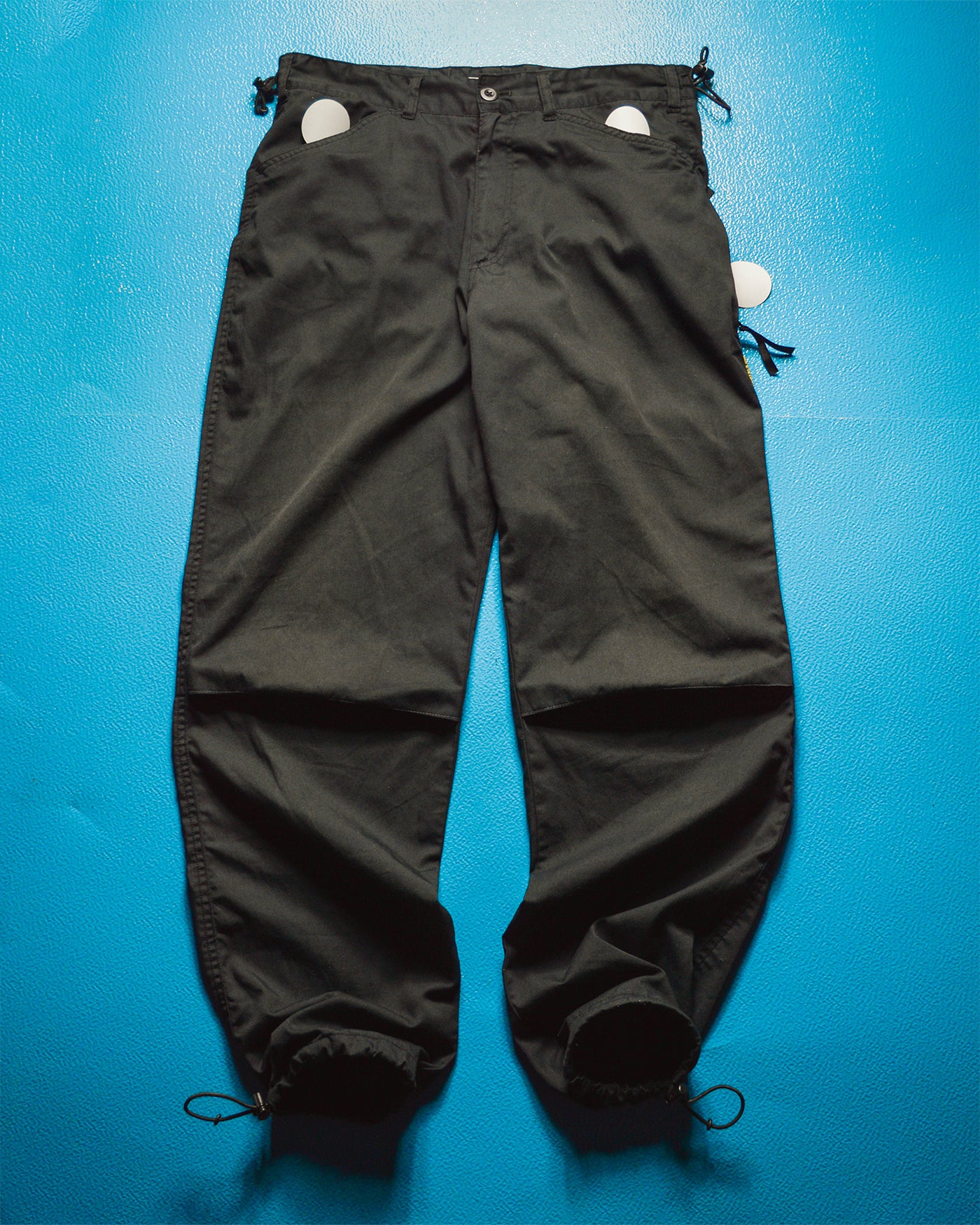 Black Asymmetrical Technical Track Pants (~32~)