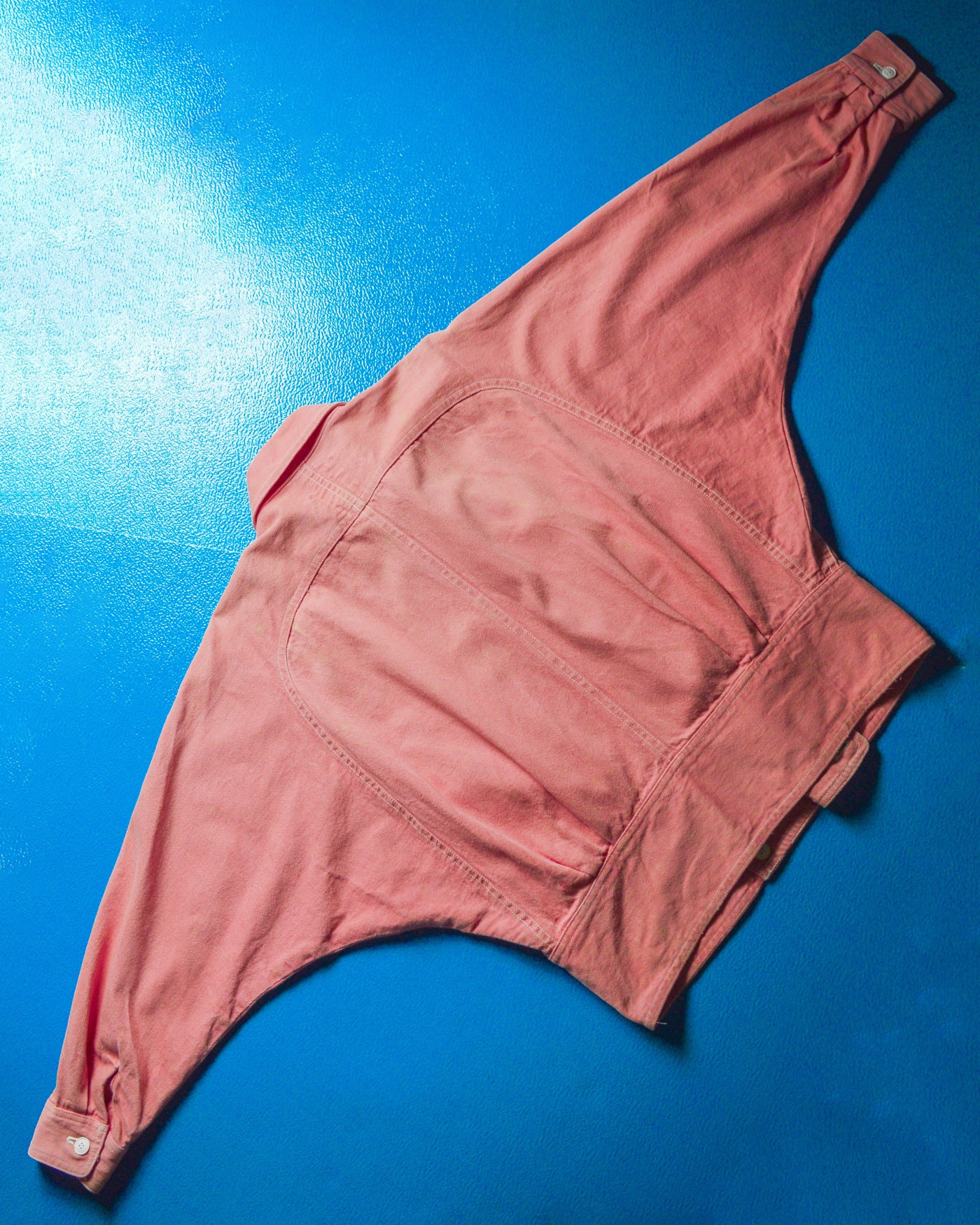 Bat Wing Cut / Freedom Style Sleeve Pink Cargo Jacket (~M~)