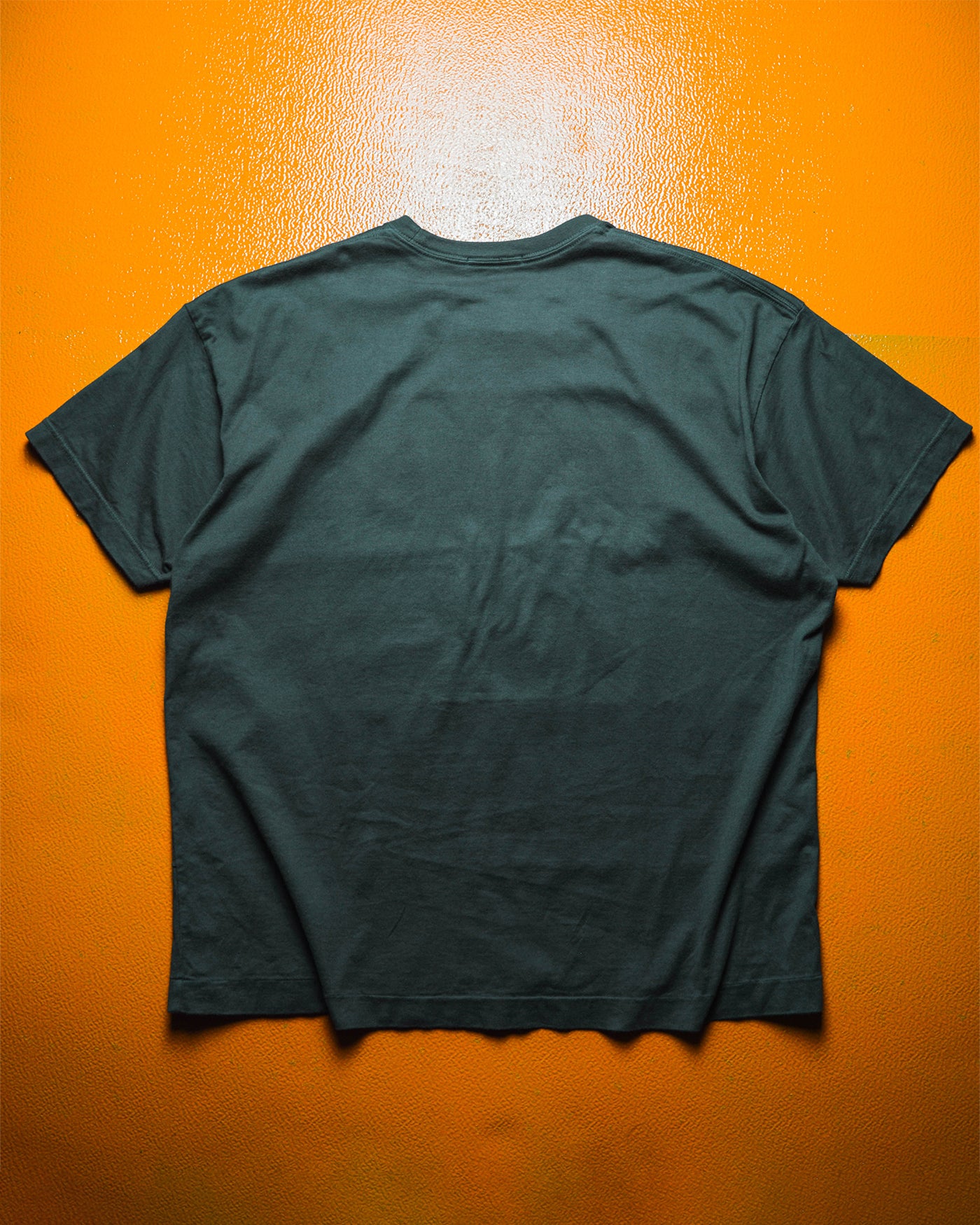 Square Panelled Muted Green Grey Tonal T-shirt (~M~)