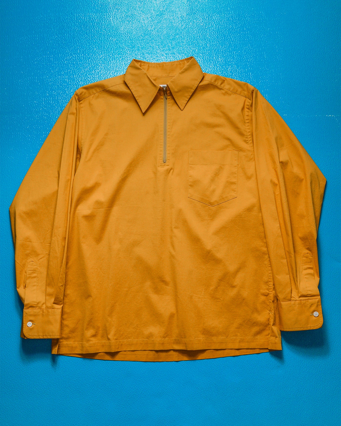 Design Studio Mustard Yellow Quarter Zip Shirt (M~L)