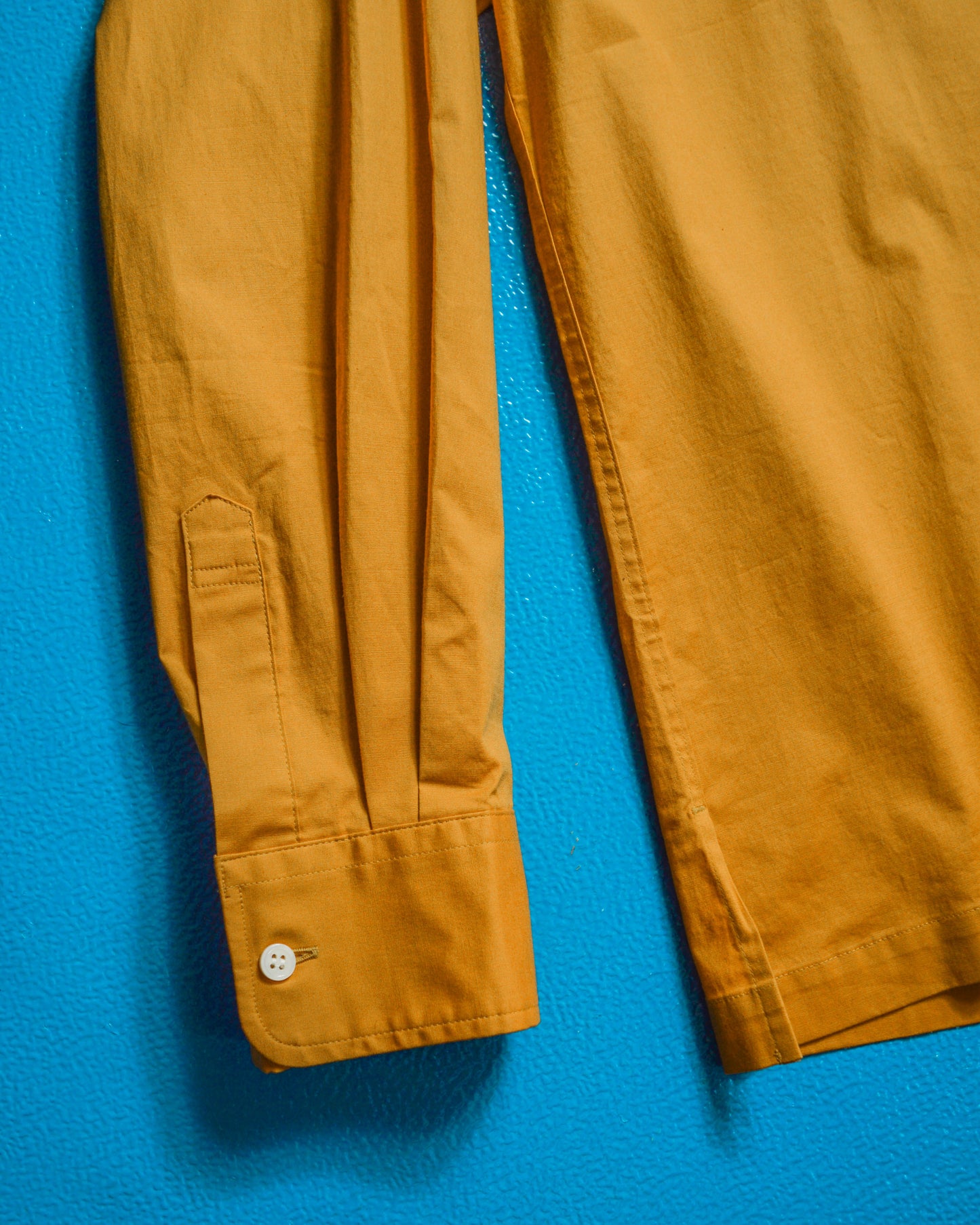 Design Studio Mustard Yellow Quarter Zip Shirt (M~L)