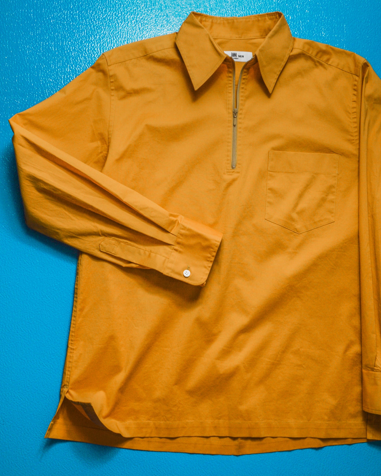 Design Studio Mustard Yellow Quarter Zip Shirt (M~L)