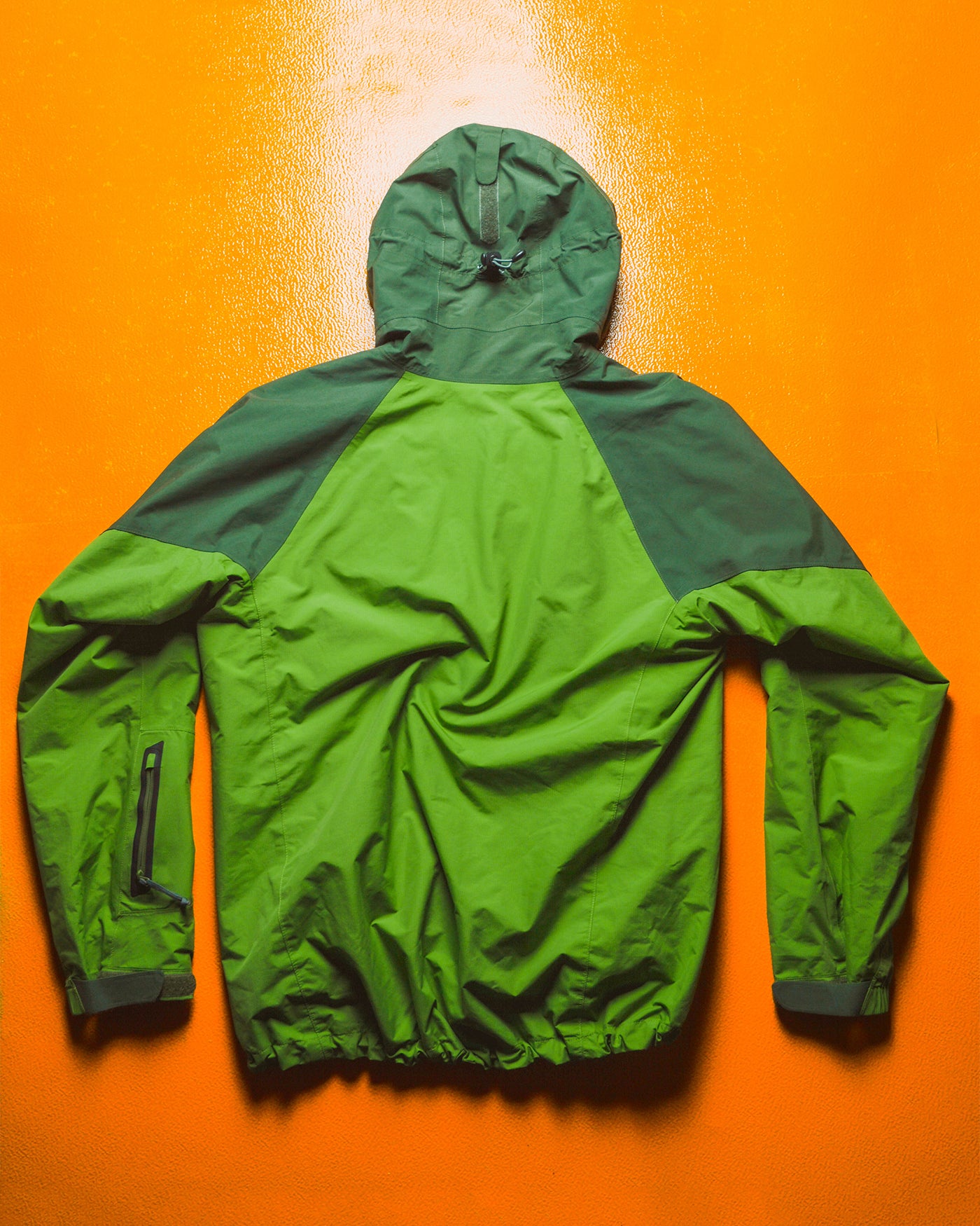 Two-tone Green Thinsulate Lightly Padded Jacket (~L~)