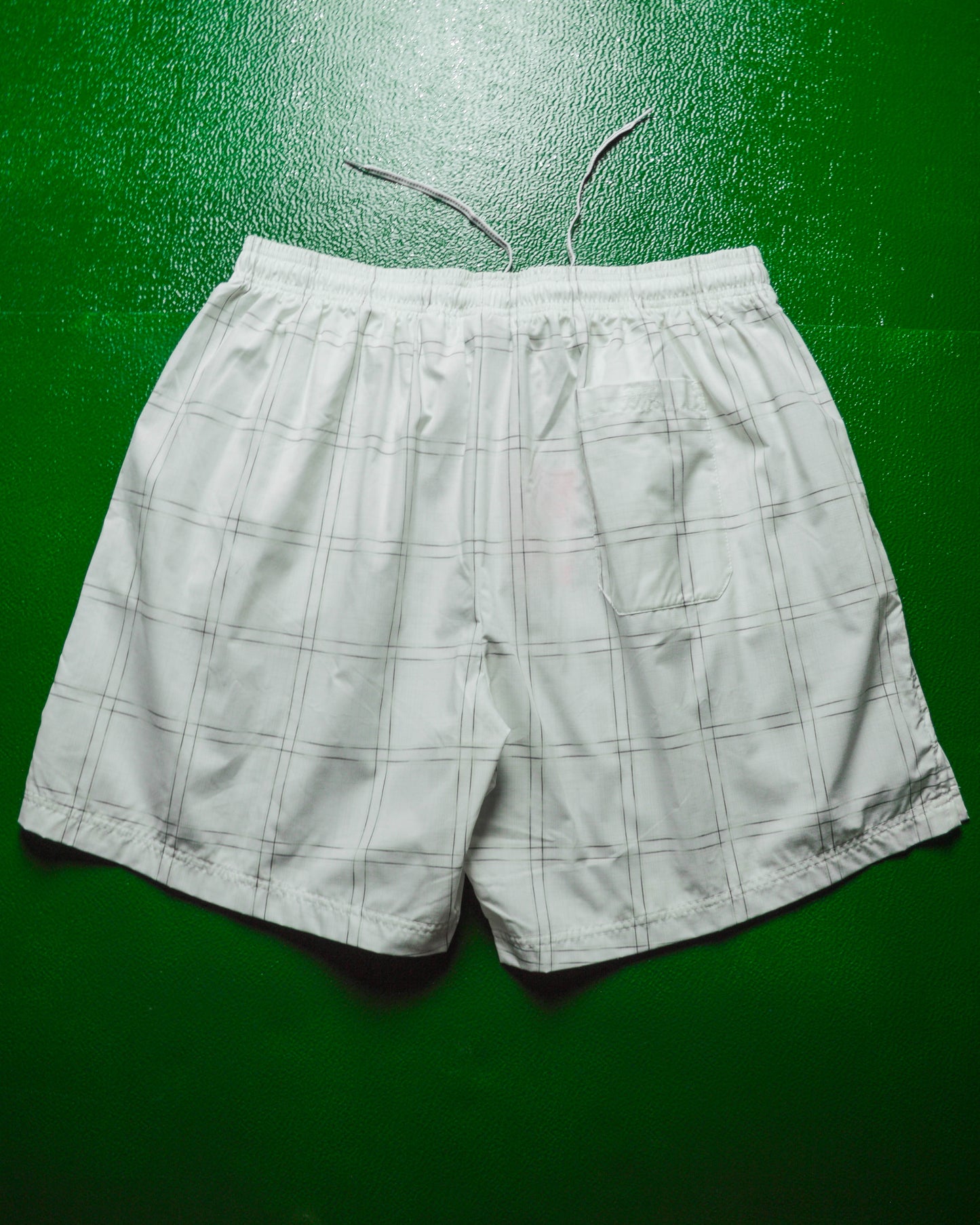 Fall 2000 Faint Check / Grid White Shorts (32~38)
