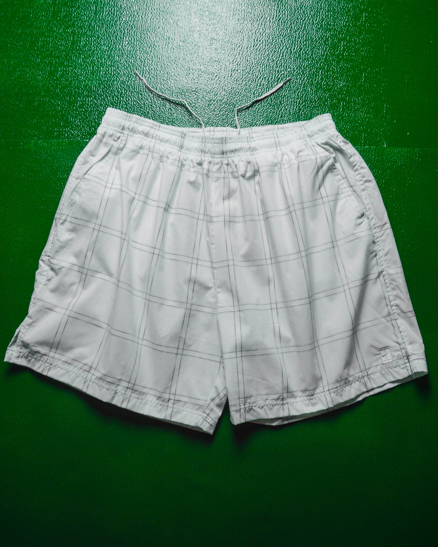 Fall 2000 Faint Check / Grid White Shorts (32~38)