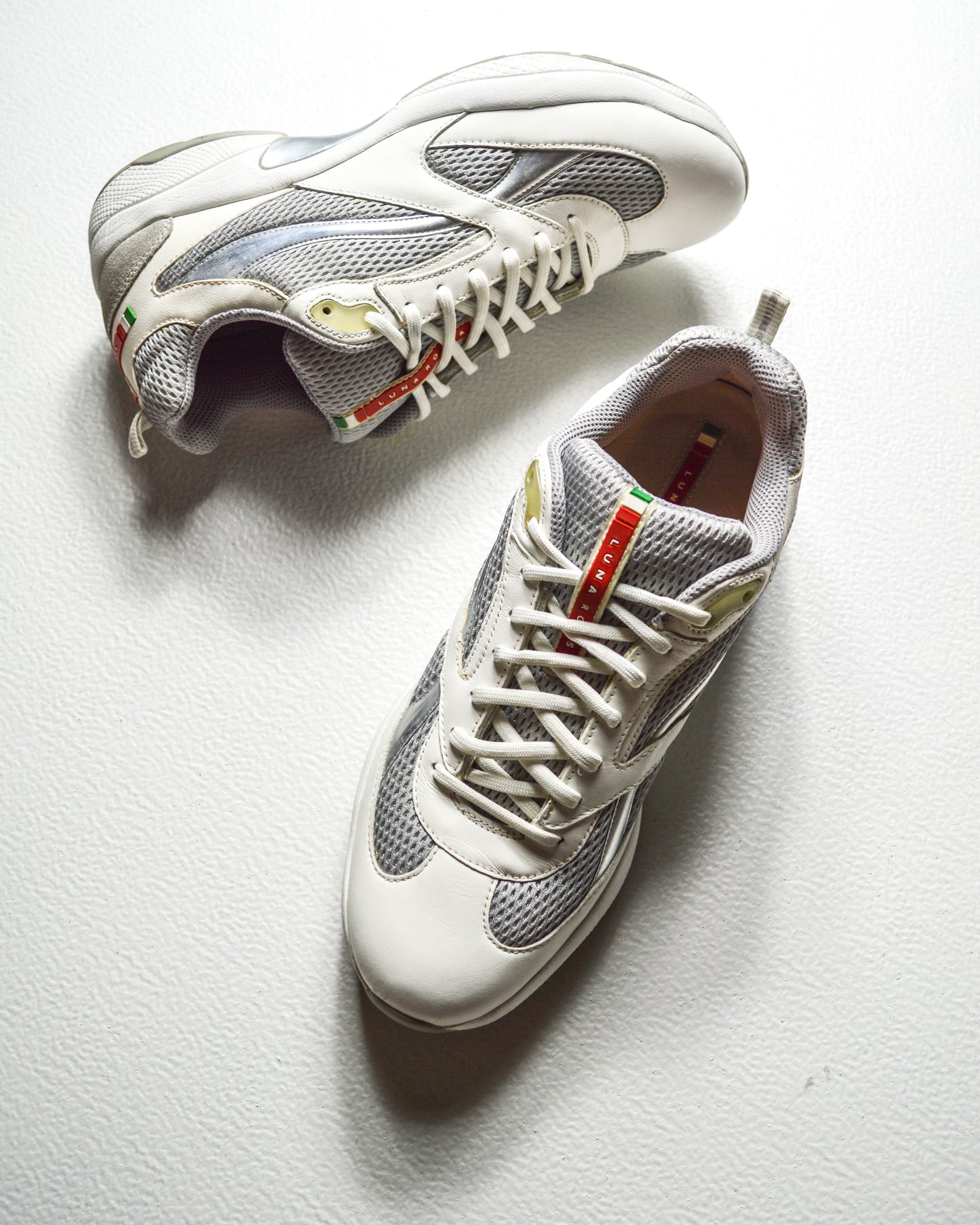 Luna Rossa Sailing White / Silver Sneakers Shoes (7)