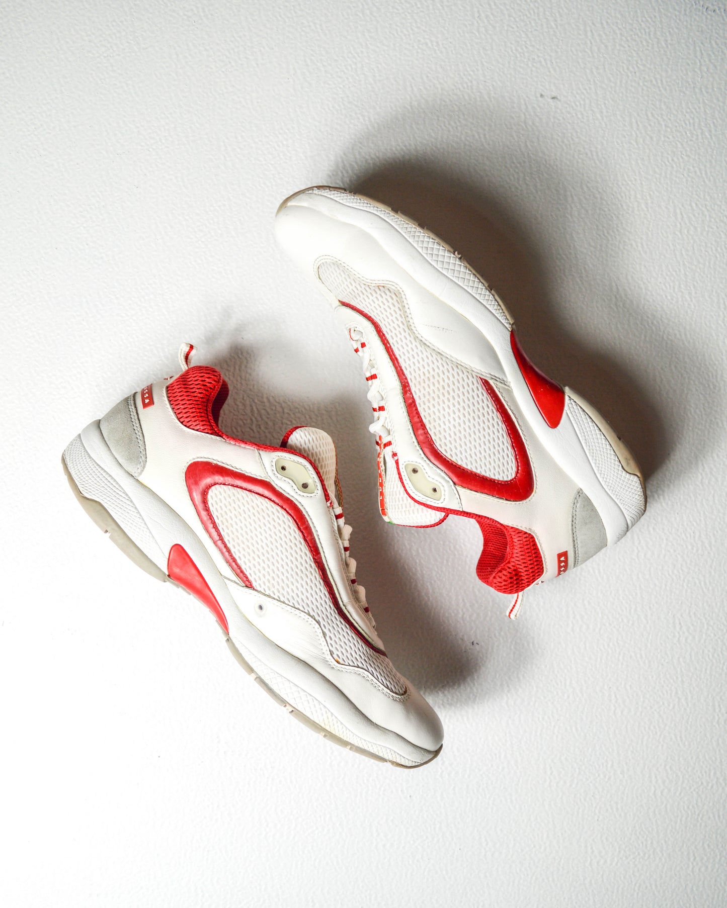 Luna Rossa Sailing White / Red Sneakers Shoes (8.5)