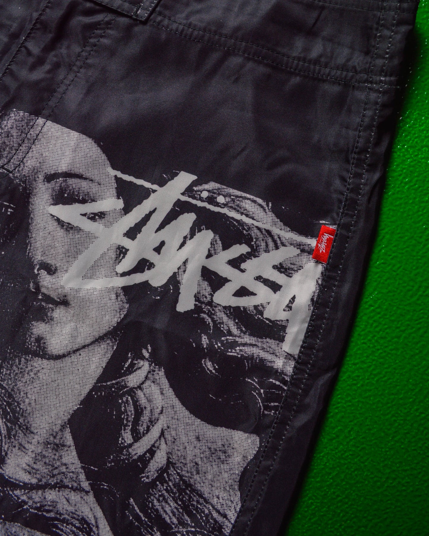 Black Venus Asymmetrical Logo Poly Board Shorts (30)