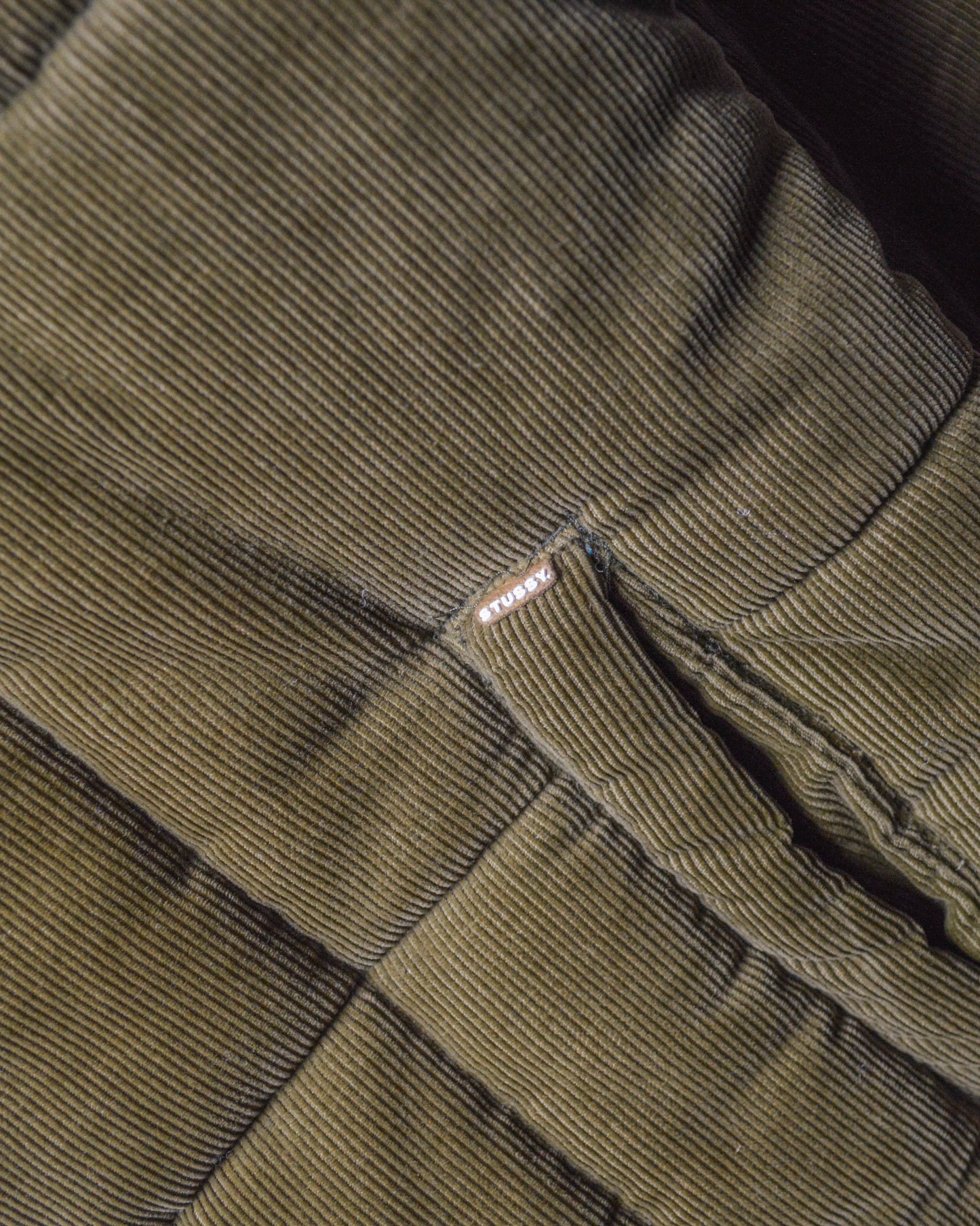 Brown Corduroy Puffer Jacket (M)