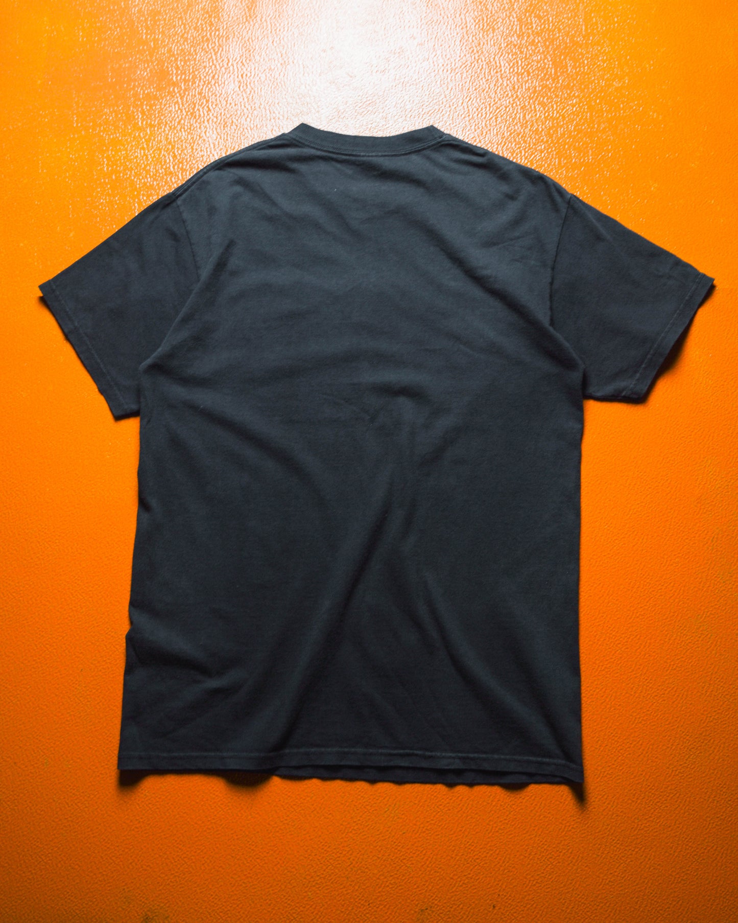 Washed Black Lightning Graphic T-shirt (M)