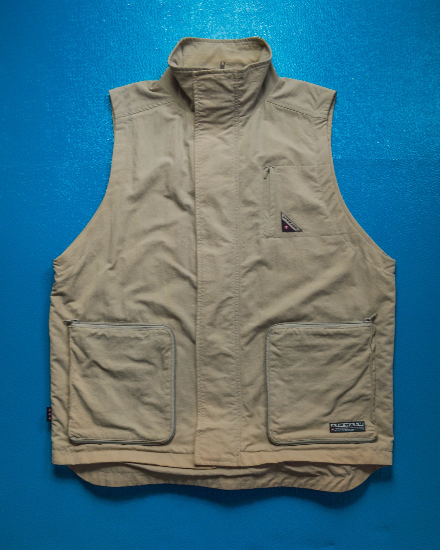 Beige Concealed Compartment Tactical Utility Vest (L)