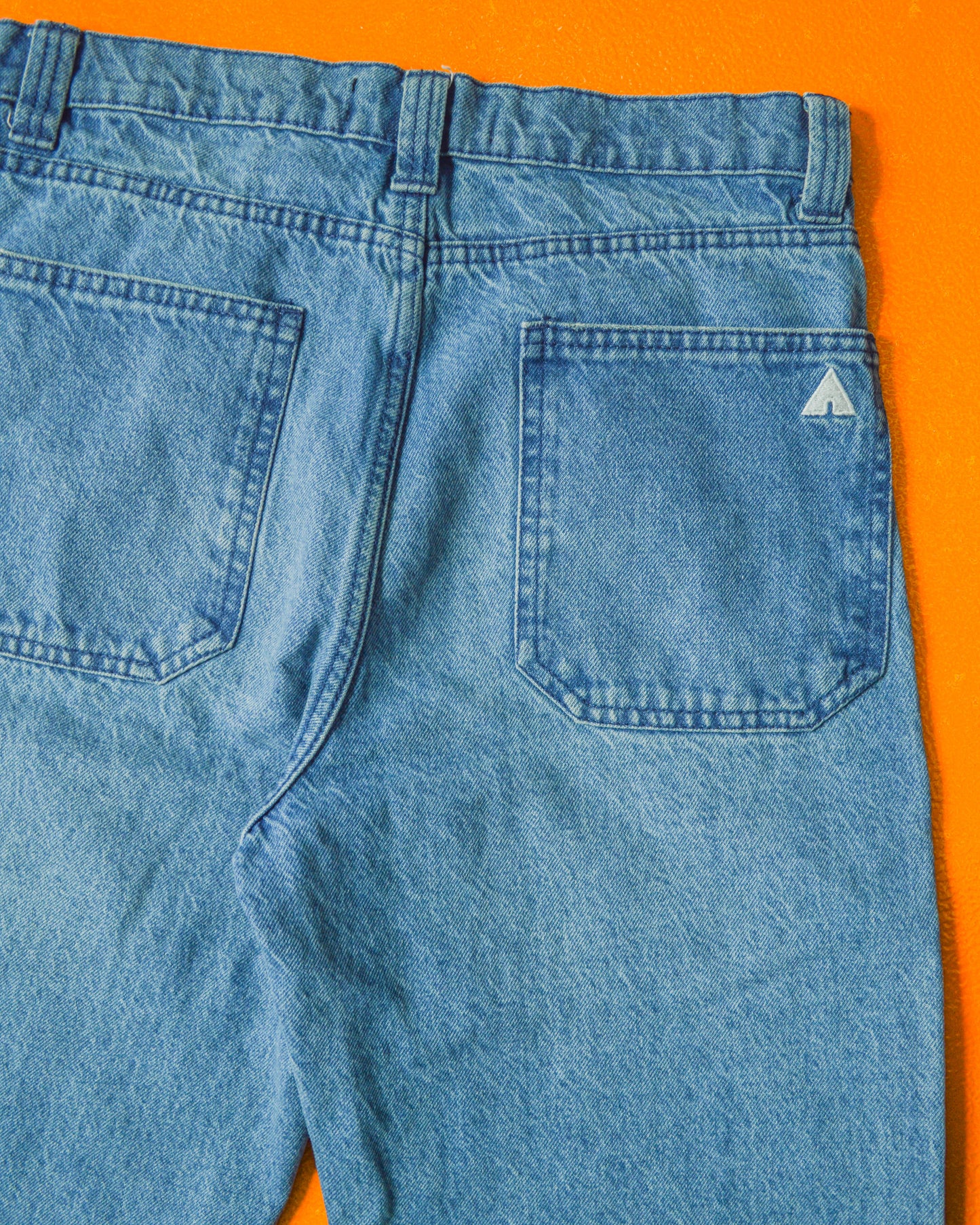 Medium Wash Knee Panelled Jeans (30)