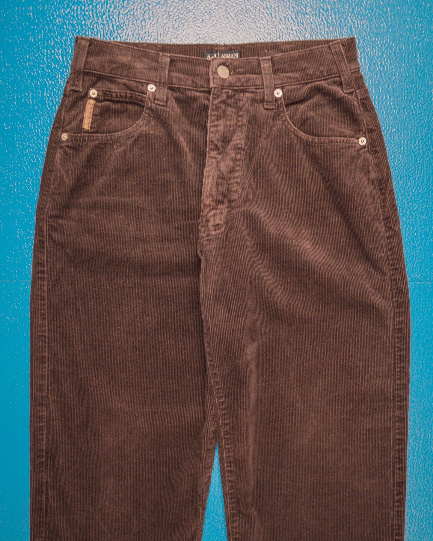 Deep Brown Corduroy Pants (~28~)