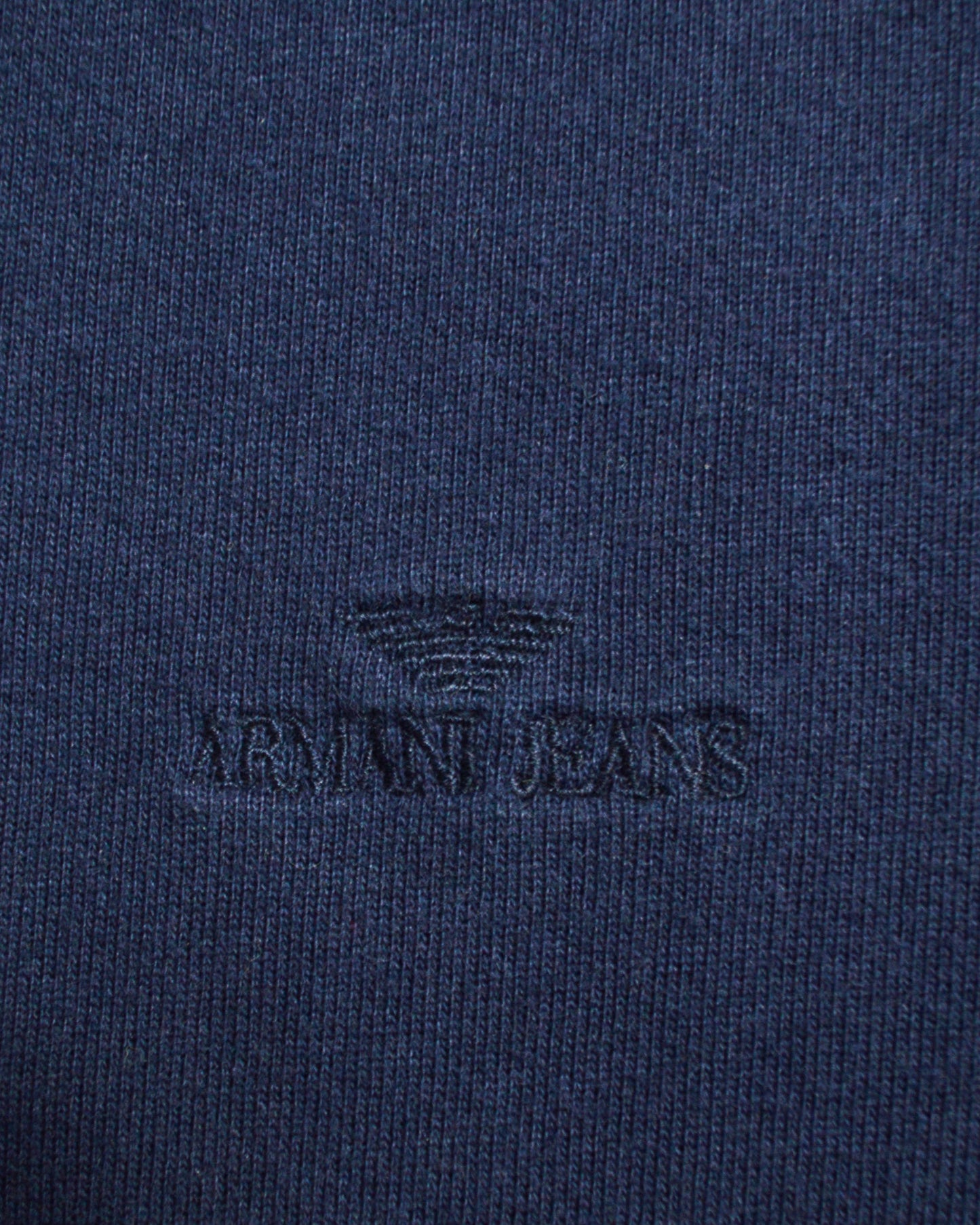 Washed Navy Basic Light Jumper / Sweatshirt (L~XL)