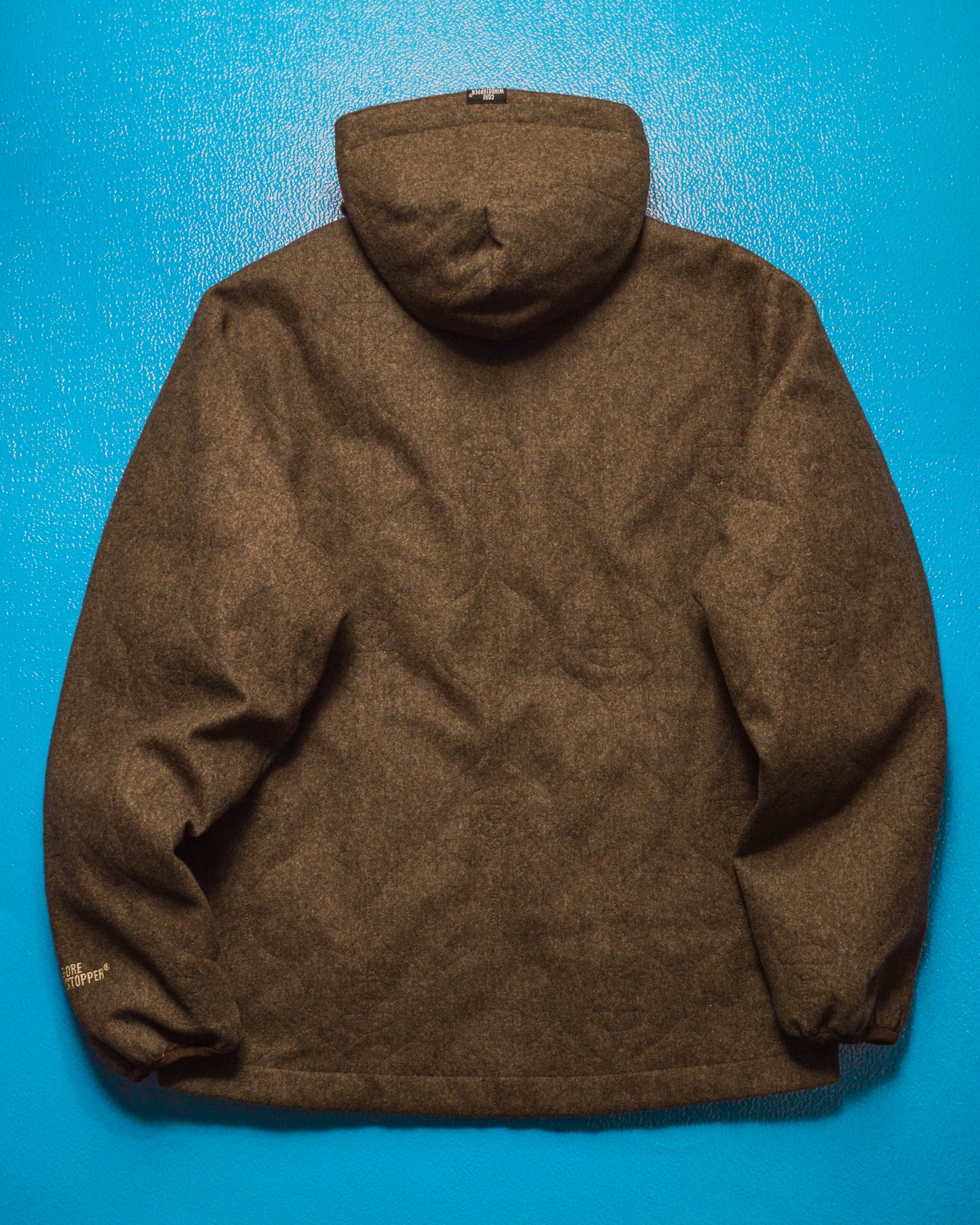 Gore Windstopper Reversible Onion Quilted Liner Military Liner Style Brown Beige Jacket (M~L)