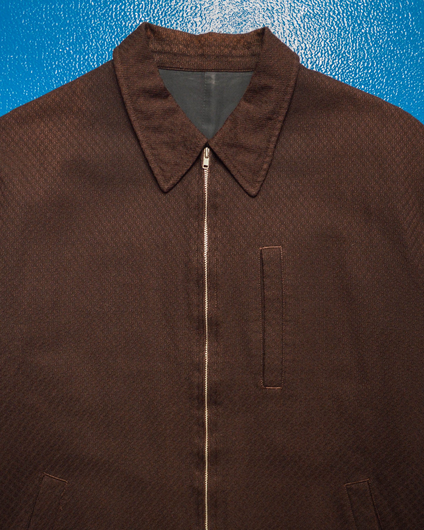 1991 Burgundy Oversized Body Work Jacket (~M~)